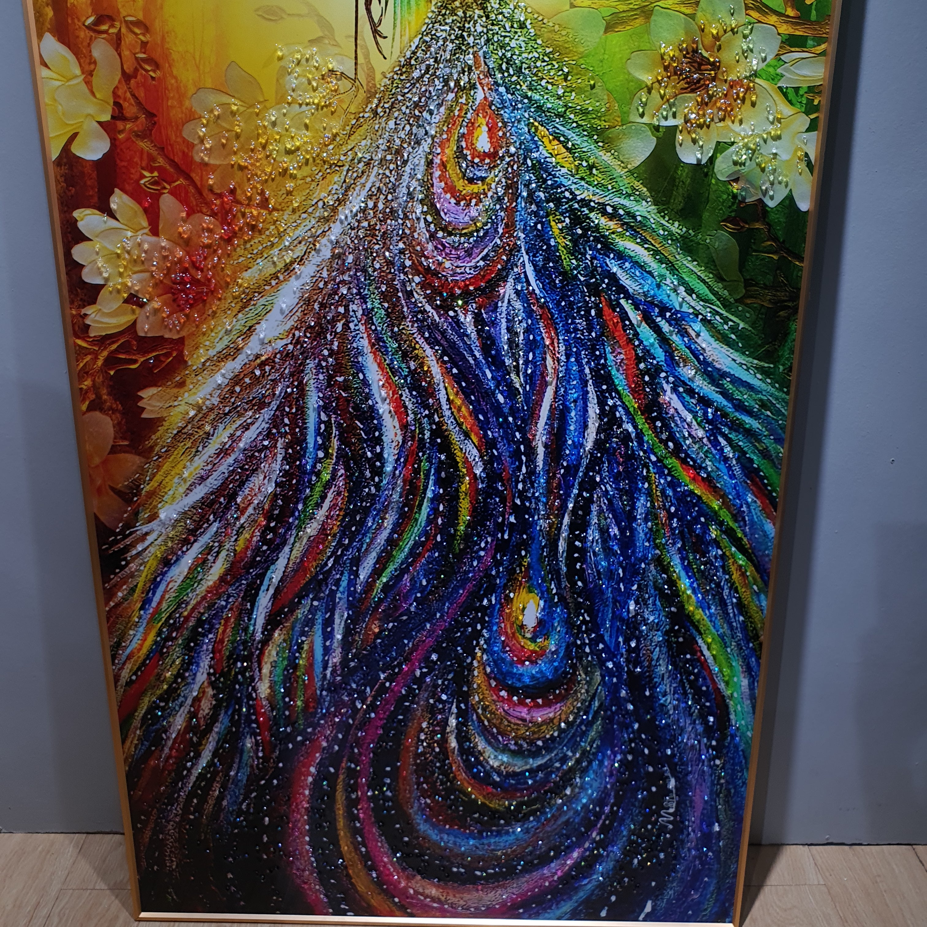 "Ibong Adarna" Inspired Crystal Porcelain W/ 3d Embossed Beads (140x70cm & 120x60cm)