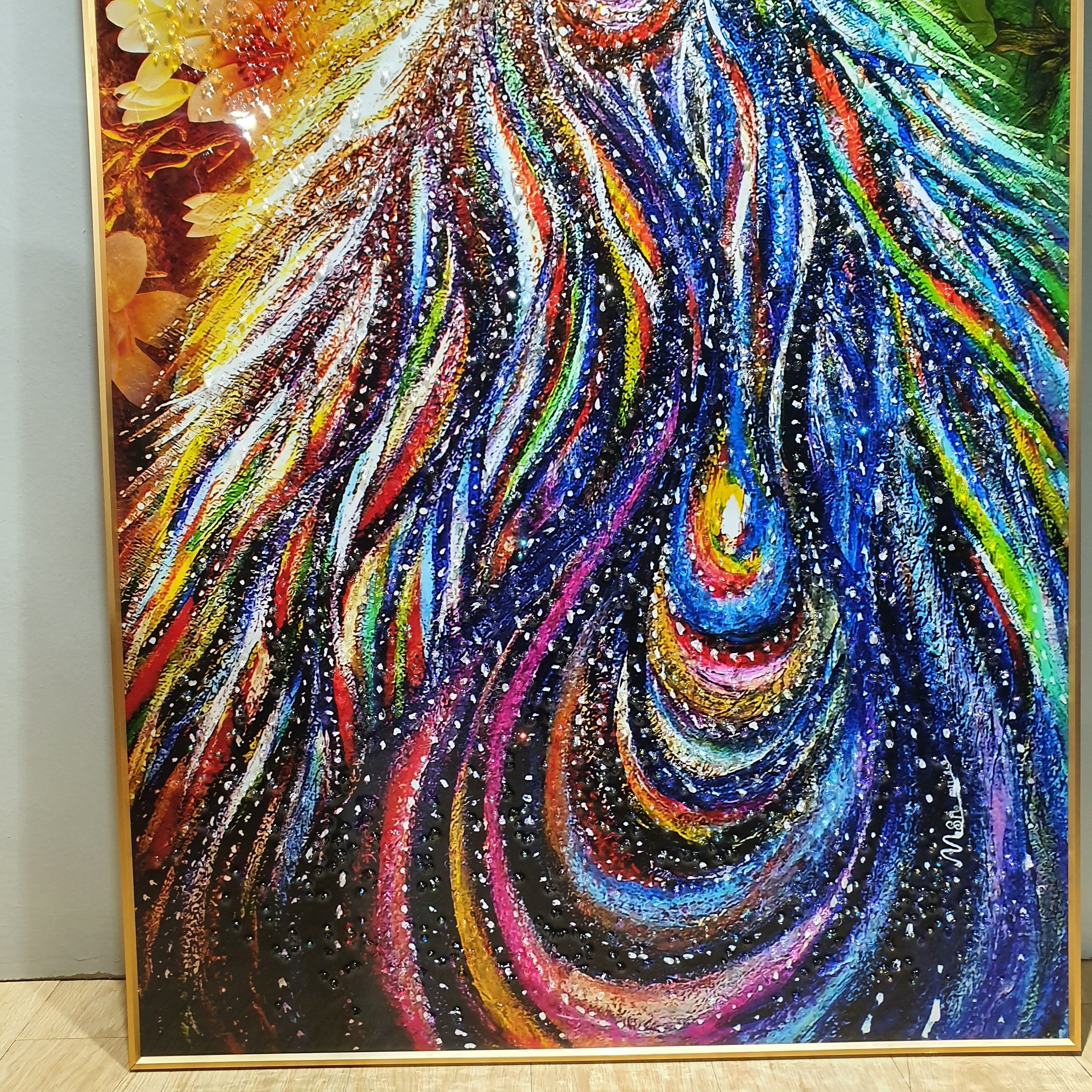 "Ibong Adarna" Inspired Crystal Porcelain W/ 3d Embossed Beads (140x70cm & 120x60cm)