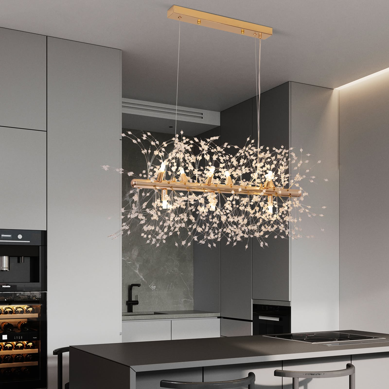 Crystal Pendant Light Chandelier