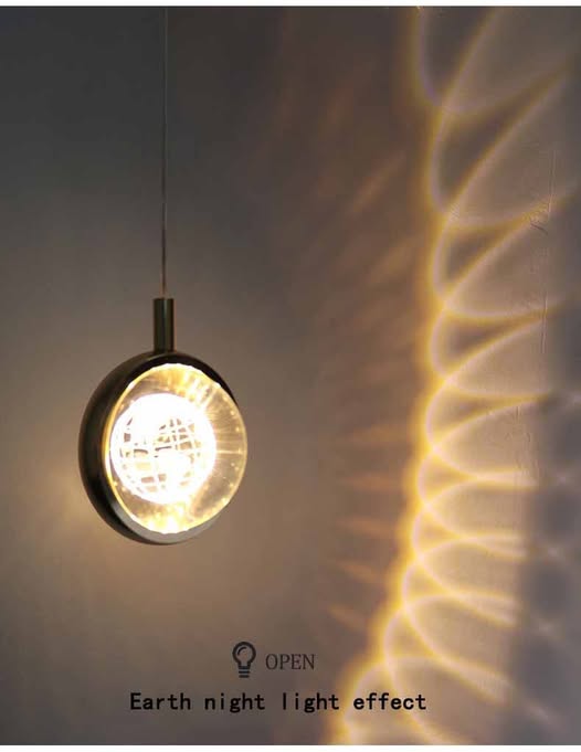 World Map Pendant Light Chandelier