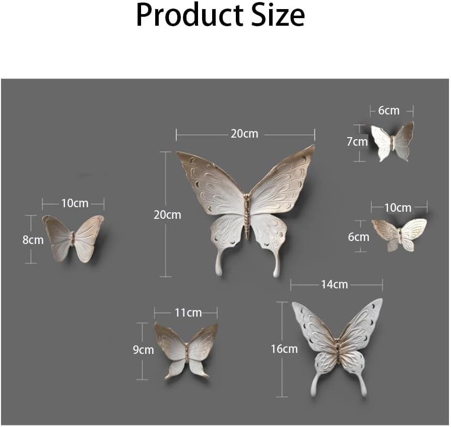 Butterfly Resin Wall Art