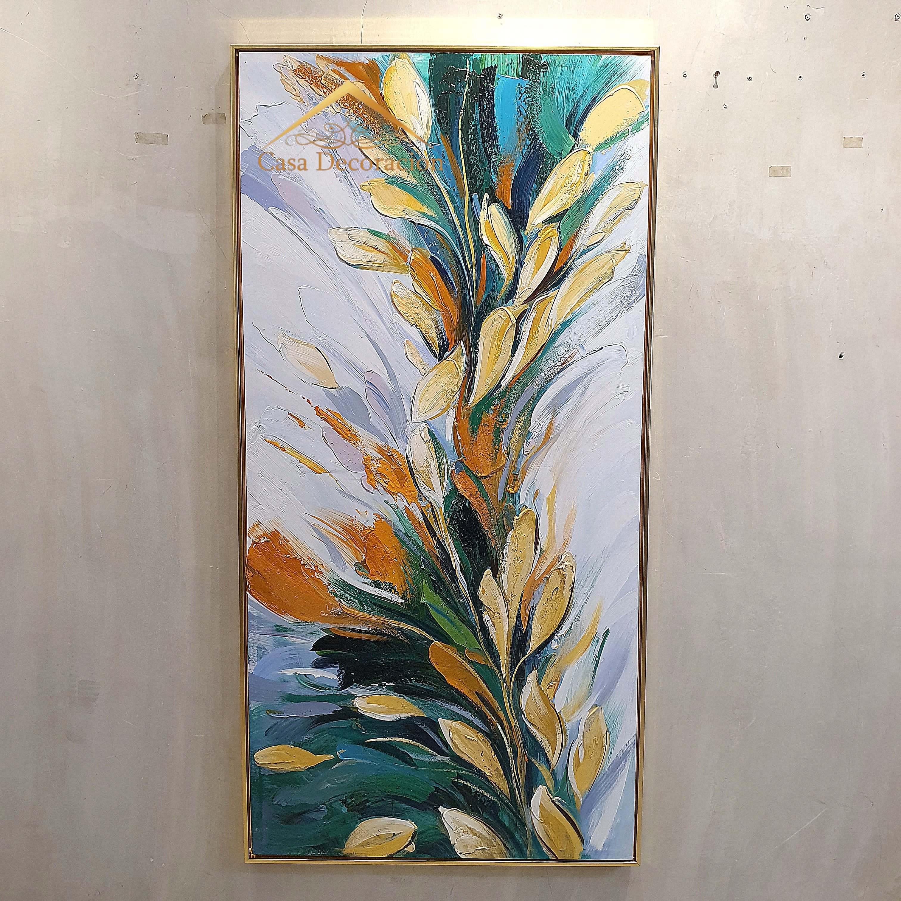 Botanical Harmony Handmade Painting