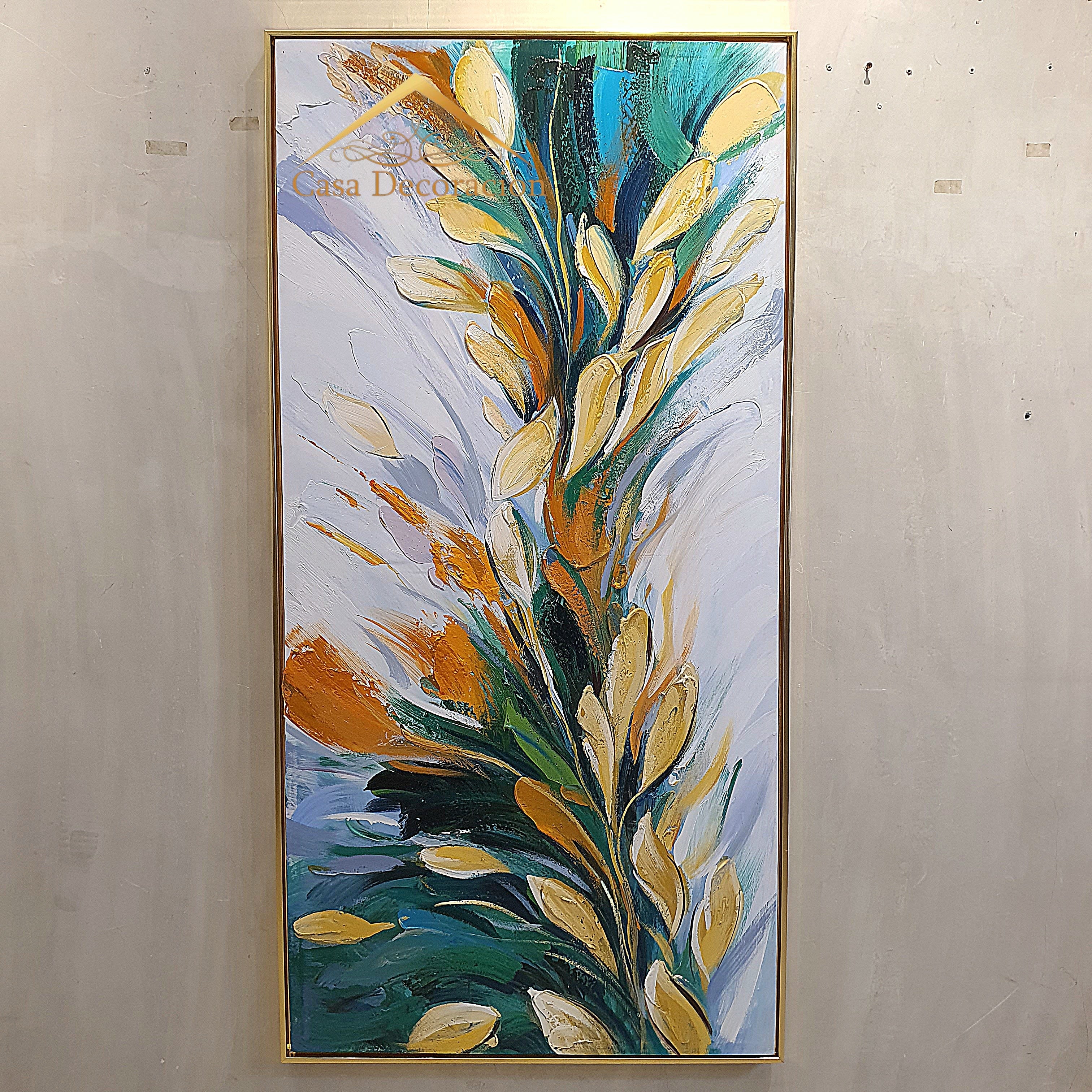 Botanical Harmony Handmade Painting