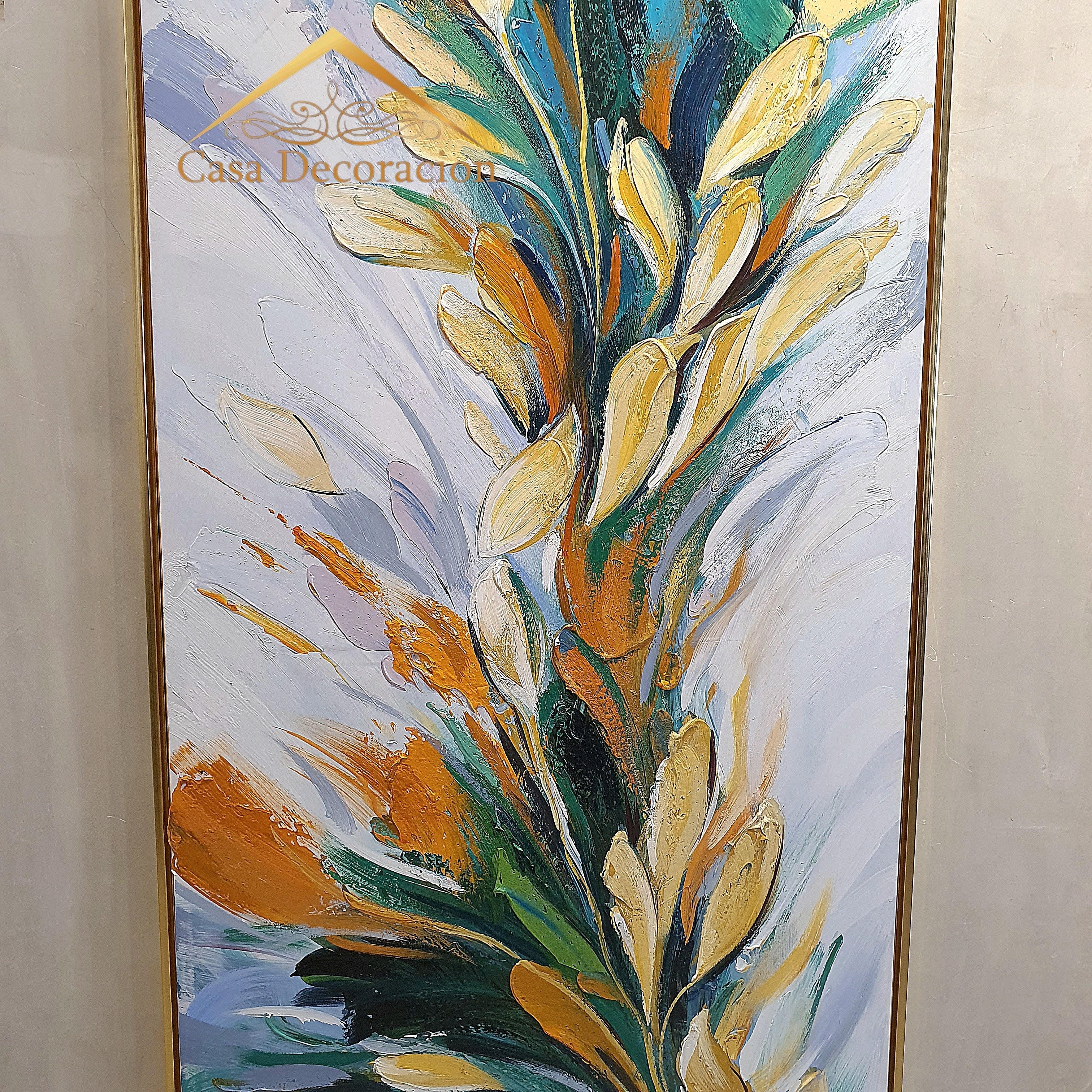 Botanical Harmony Handmade Painting