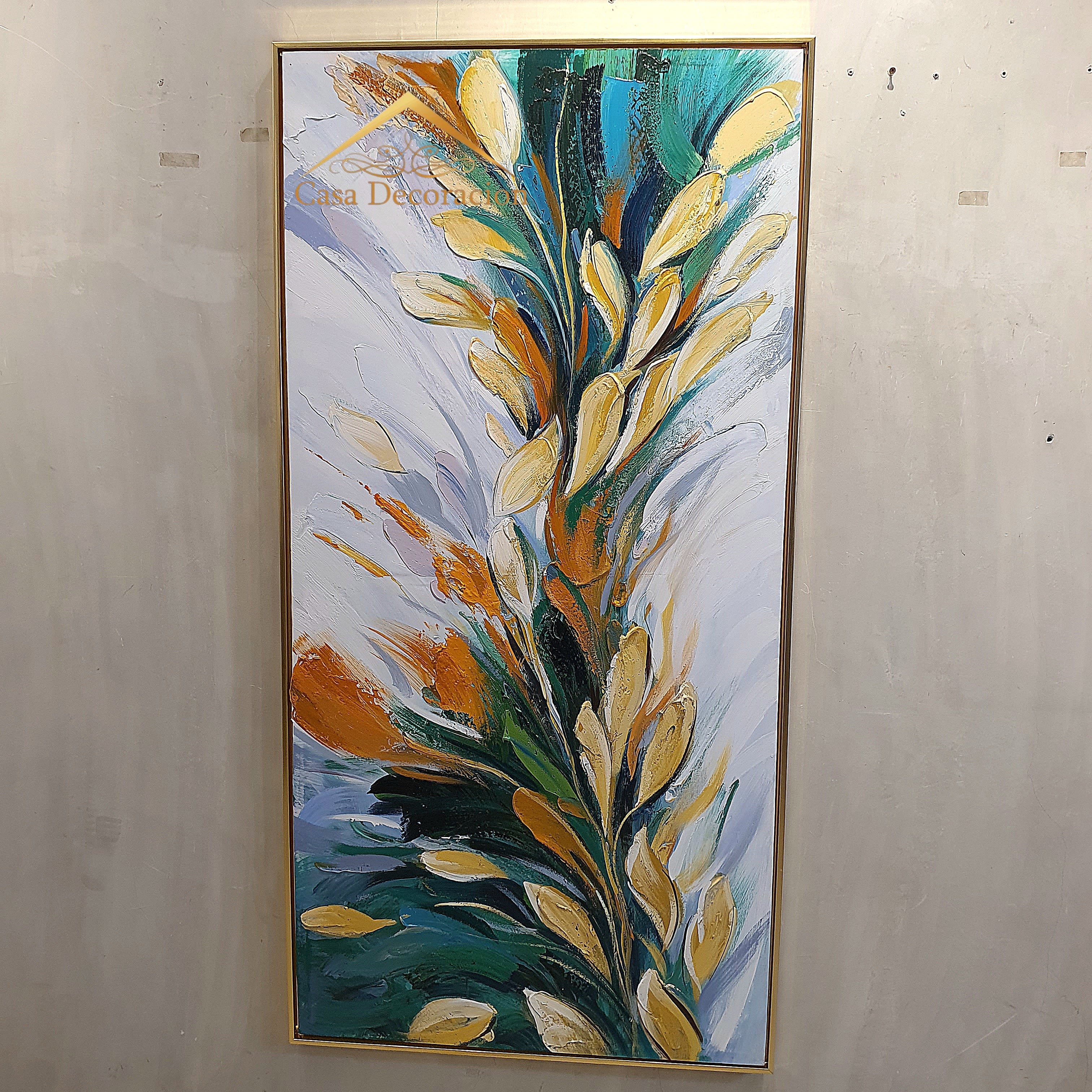 Botanical Harmony Handmade Painting