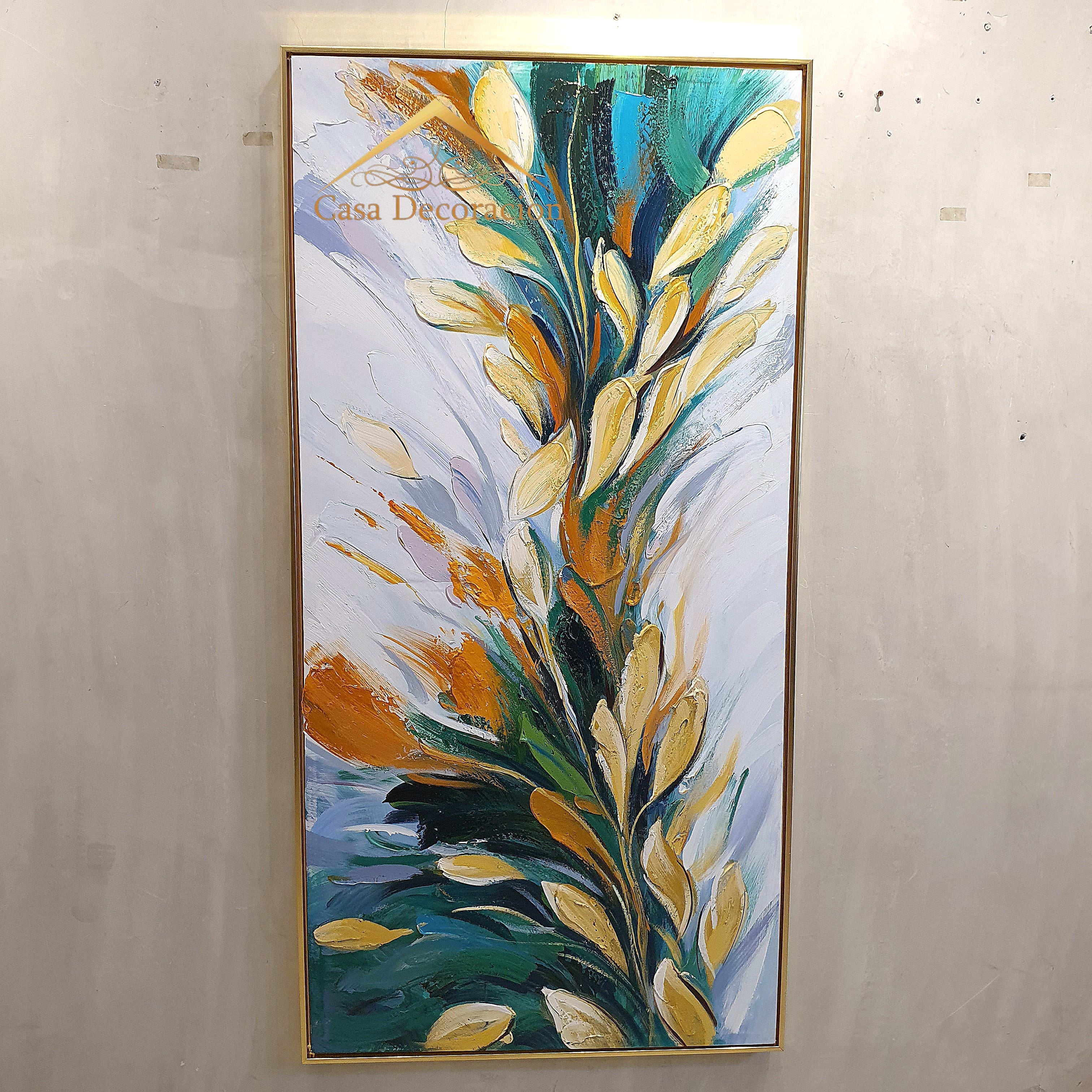 Botanical Harmony Handmade Painting