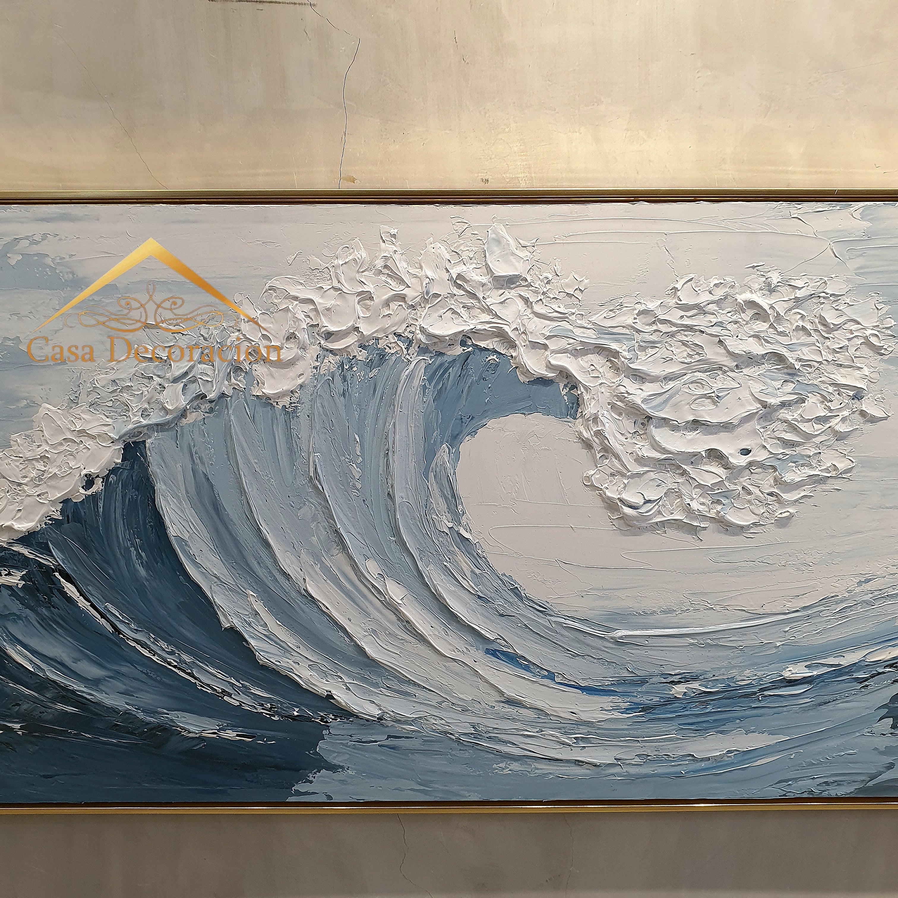 Big Wave Handmade Painting