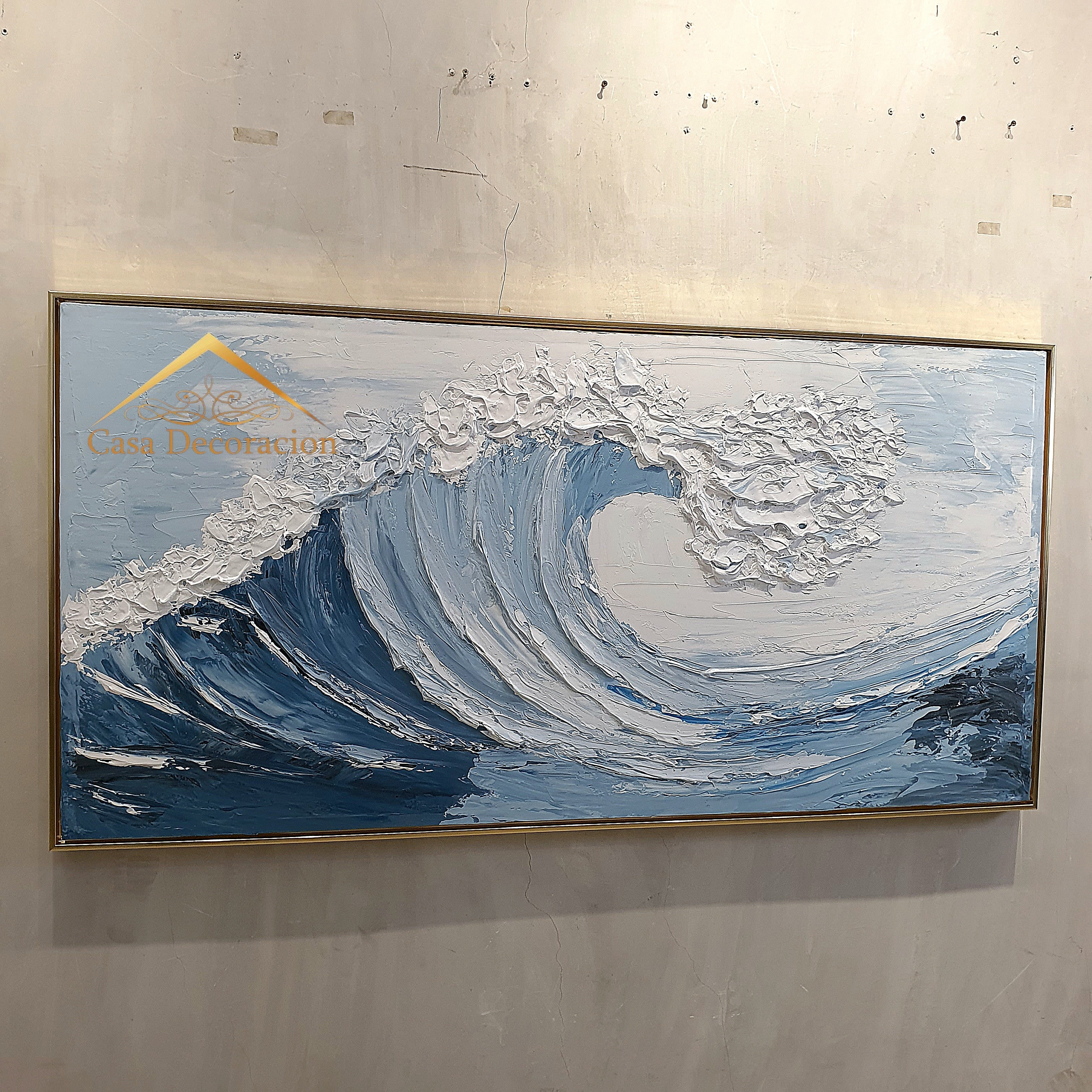Big Wave Handmade Painting