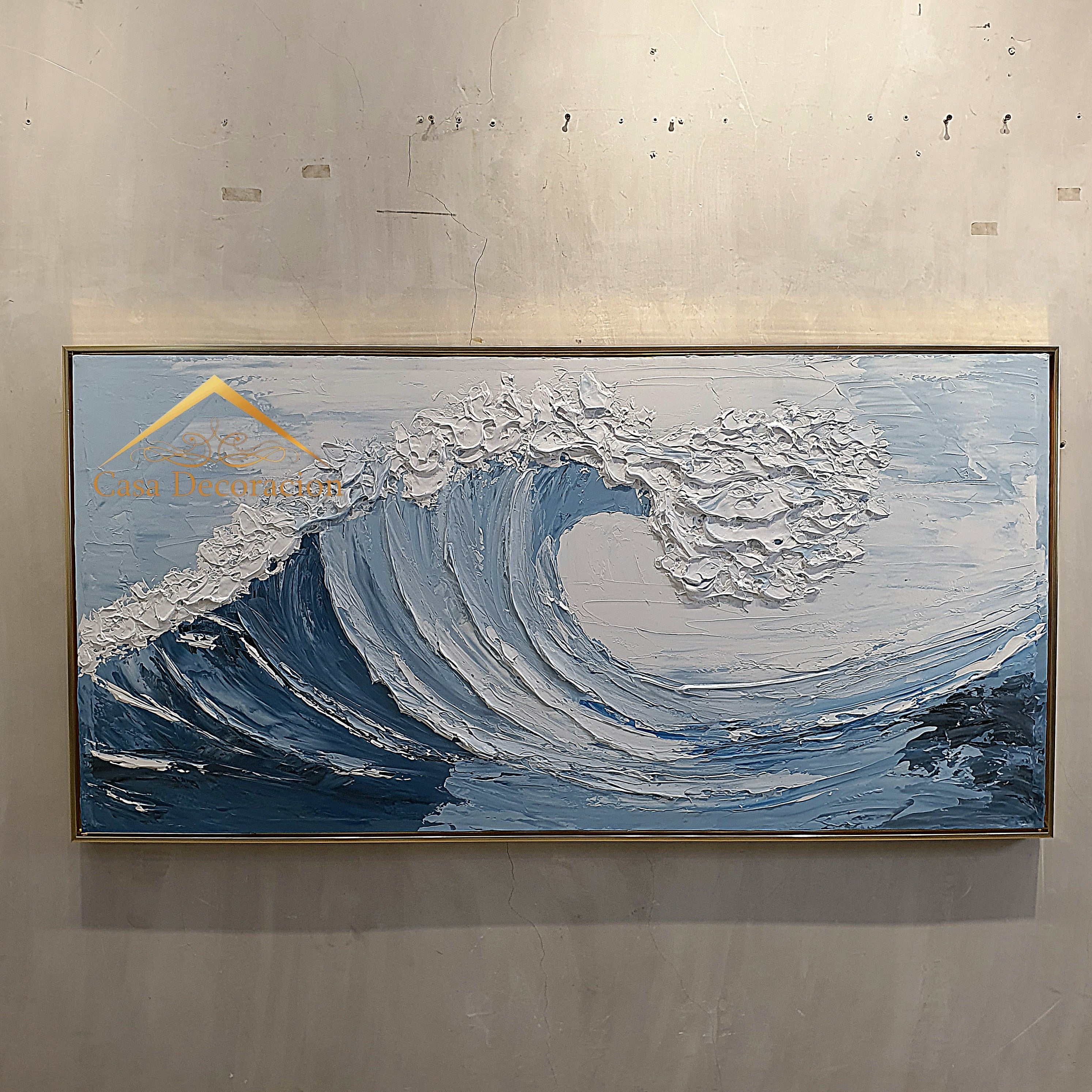 Big Wave Handmade Painting