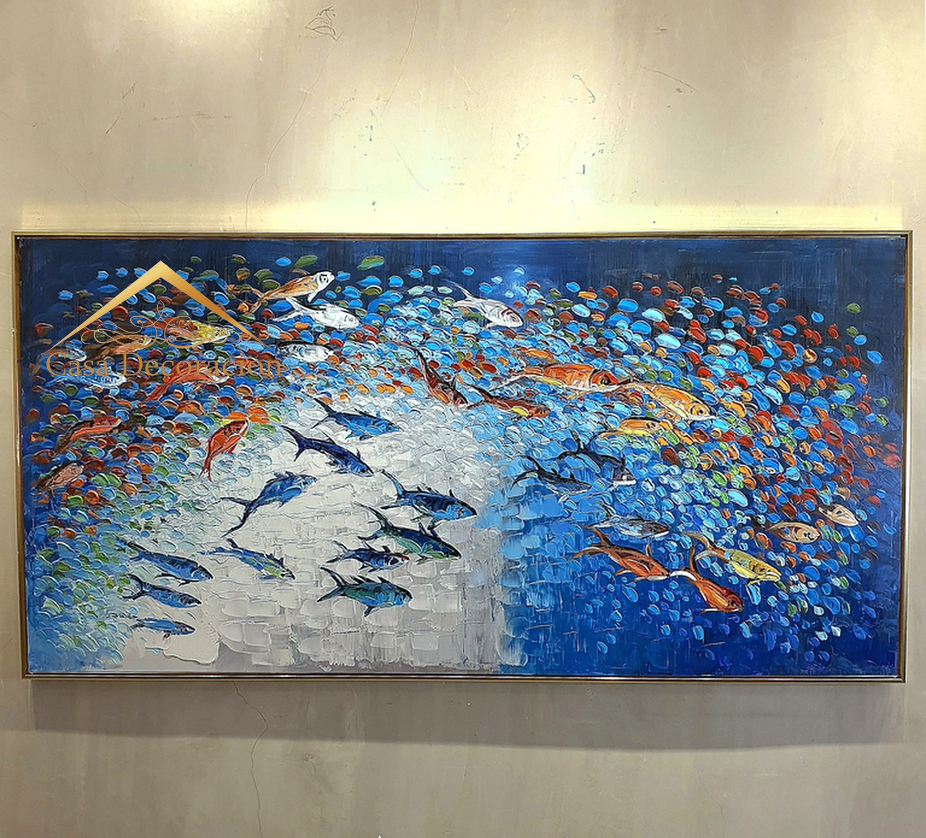 Fish Life Handmade Painting