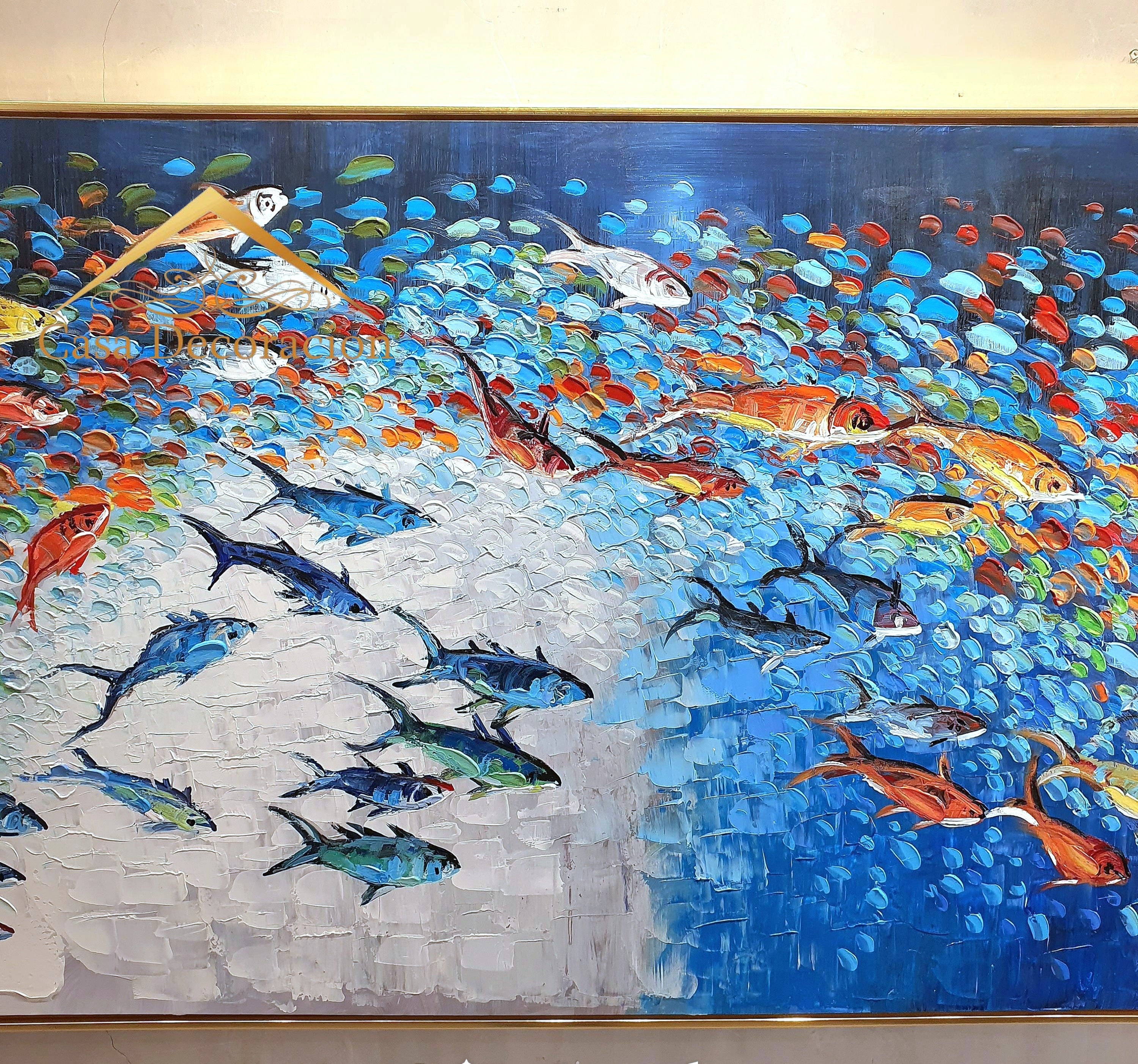 Fish Life Handmade Painting