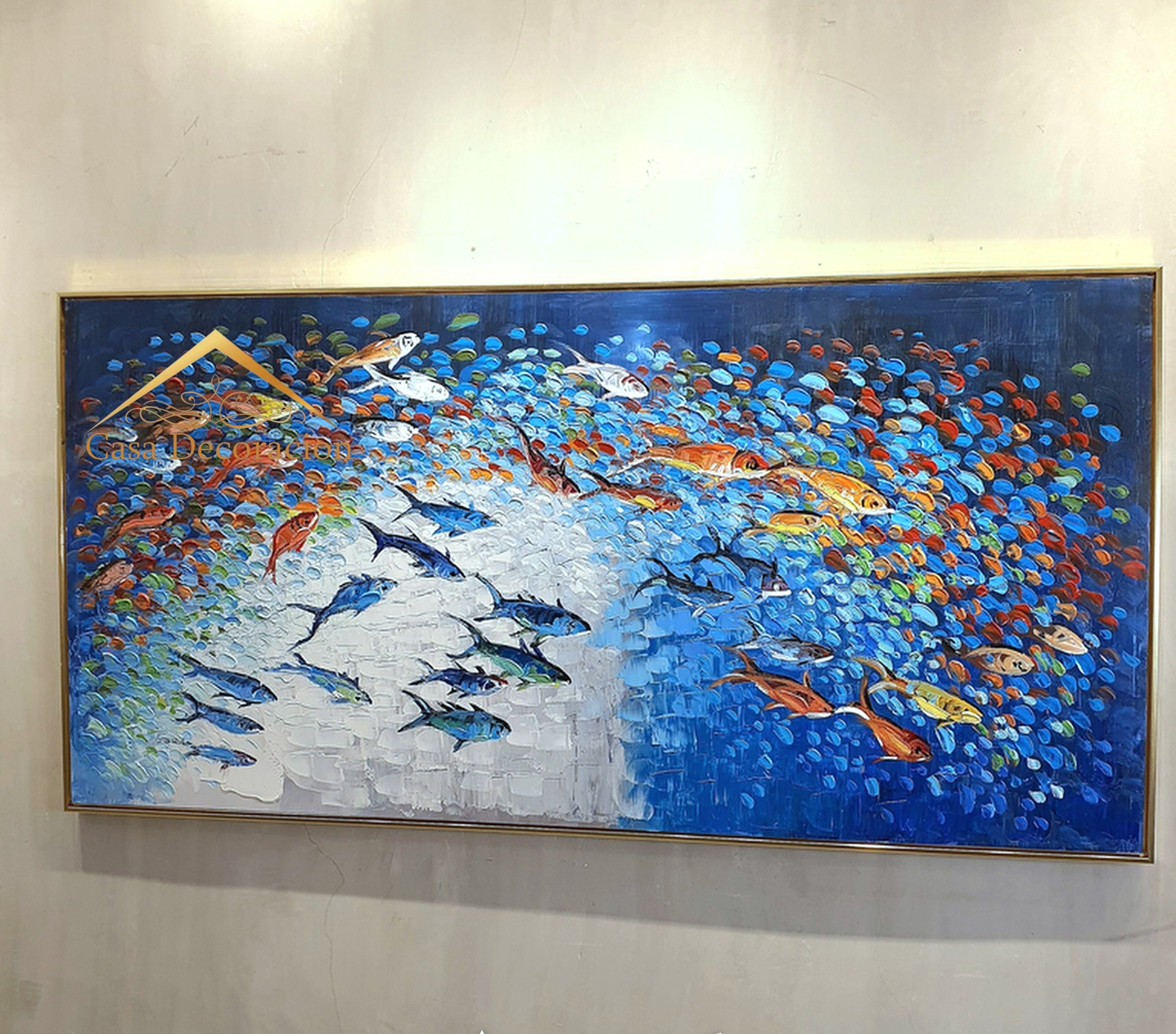 Fish Life Handmade Painting