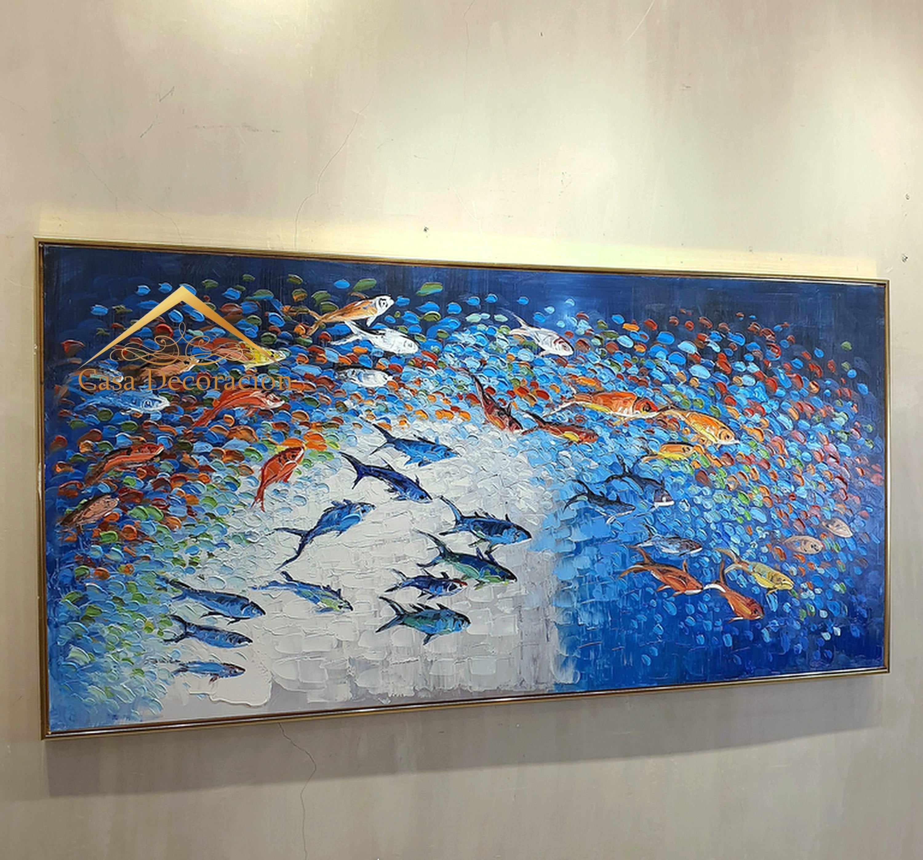 Fish Life Handmade Painting
