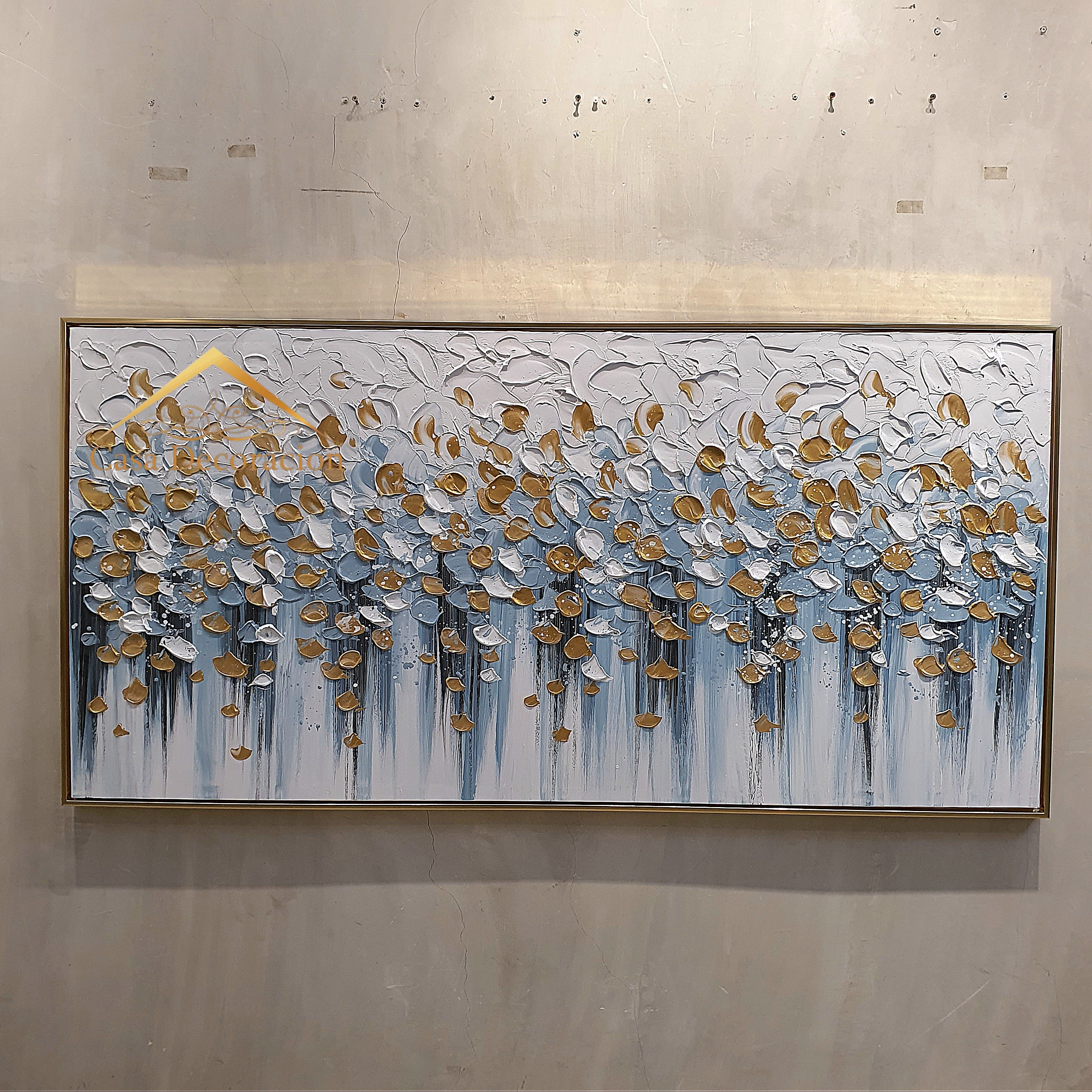 Falling Petals Handmade Painting