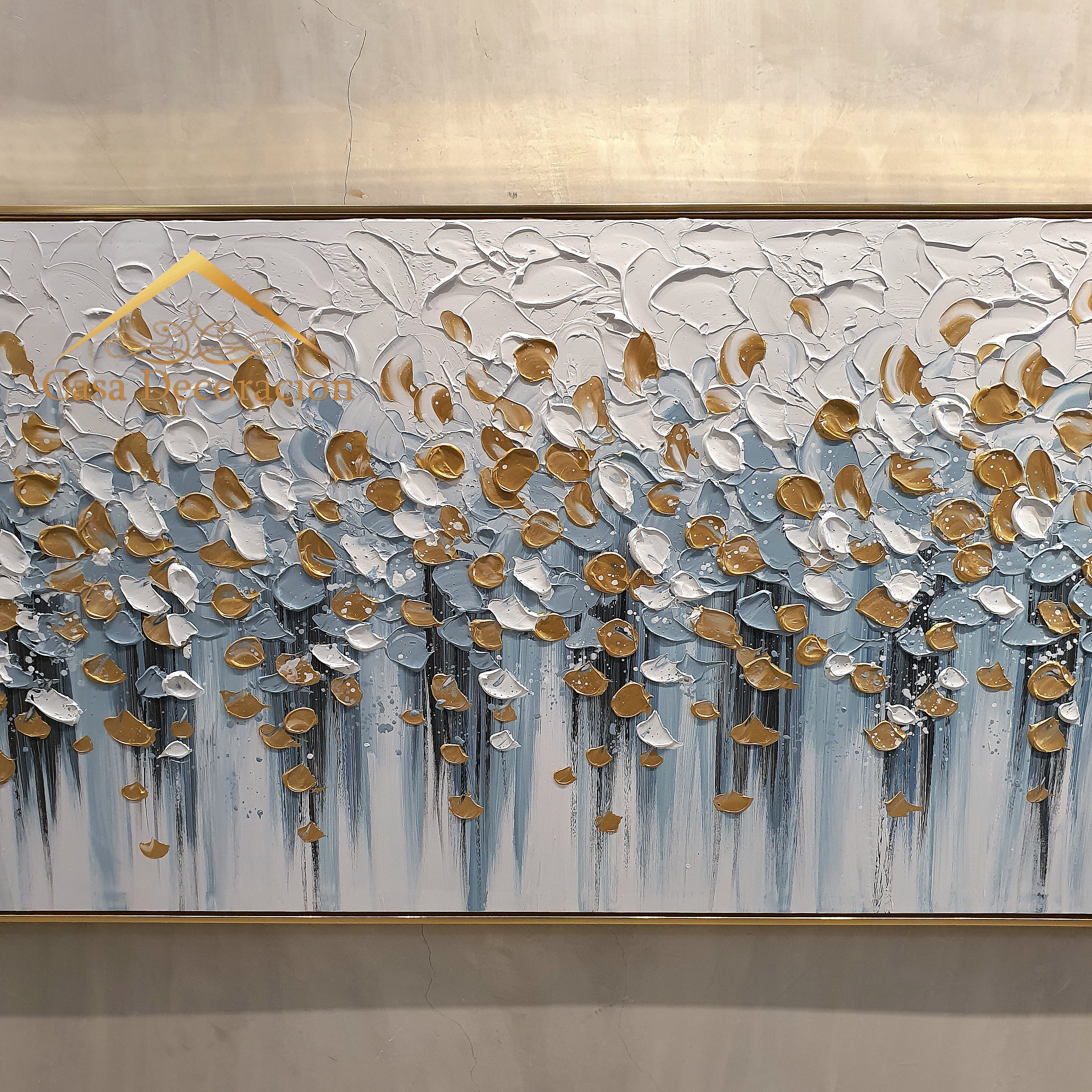 Falling Petals Handmade Painting