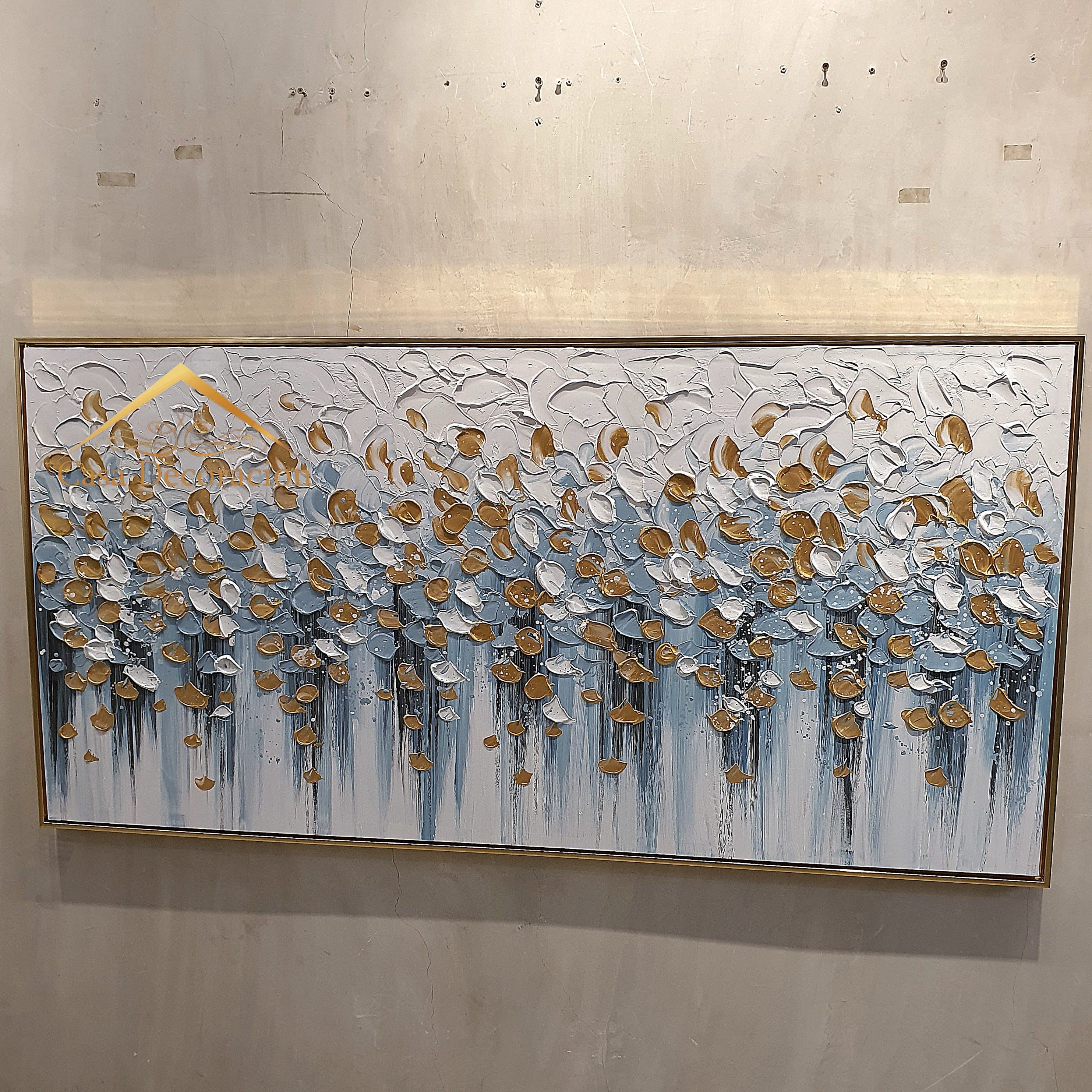 Falling Petals Handmade Painting