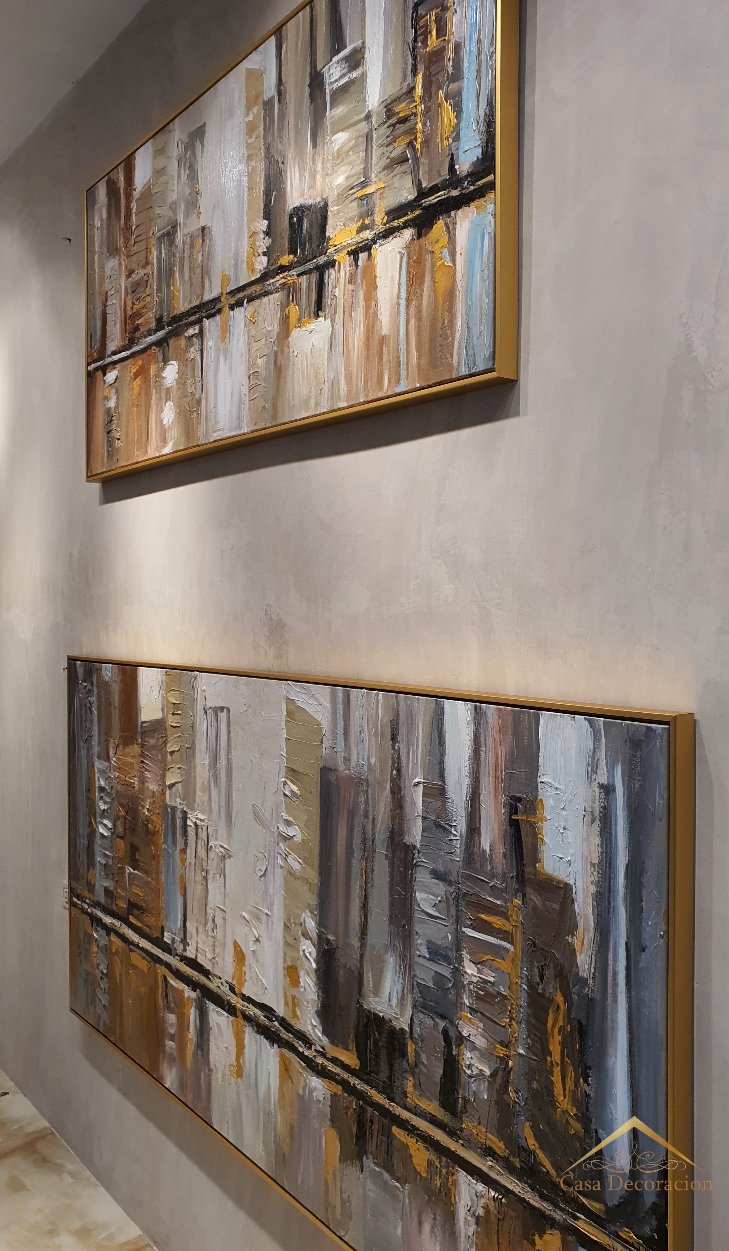 Abstract Painting Model: Manhattan-180