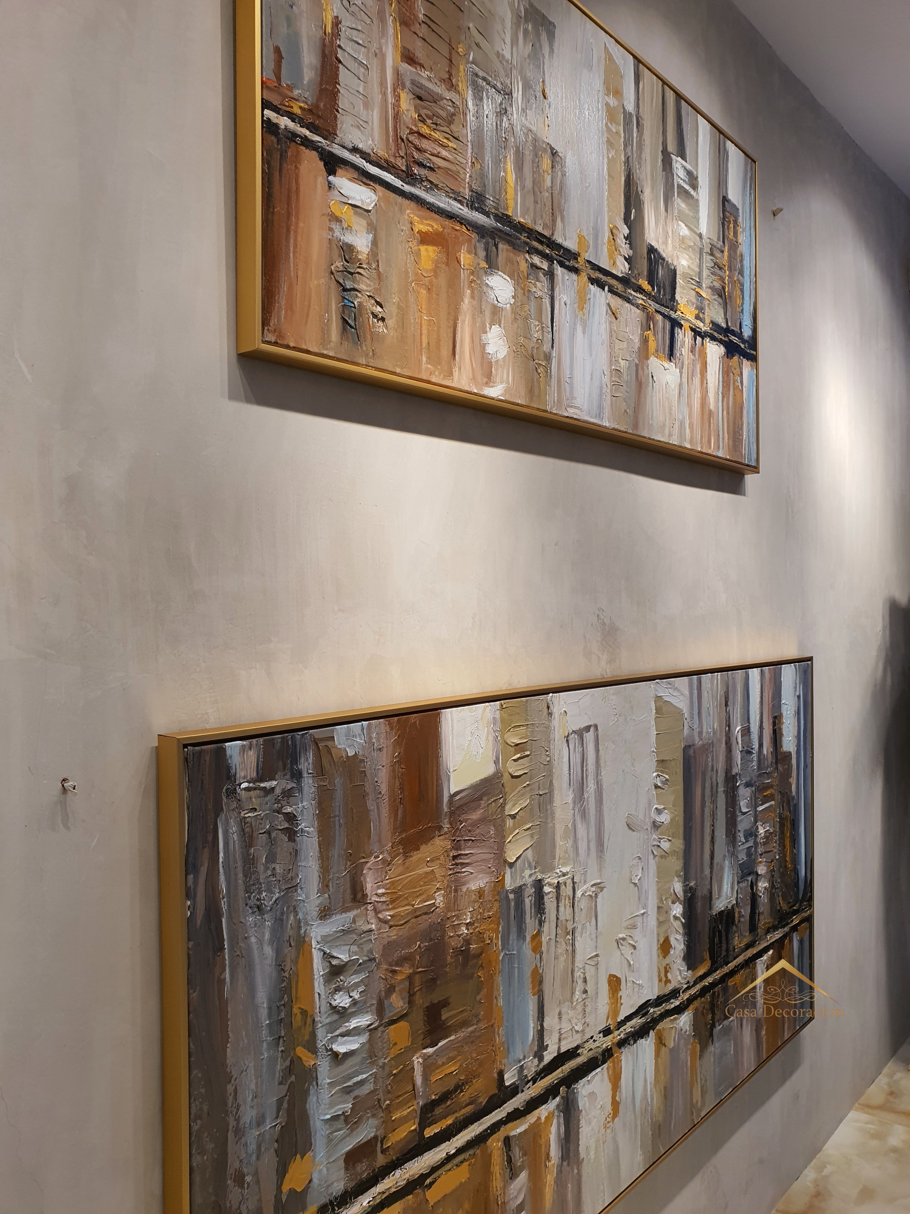 Abstract Painting Model: Manhattan-180