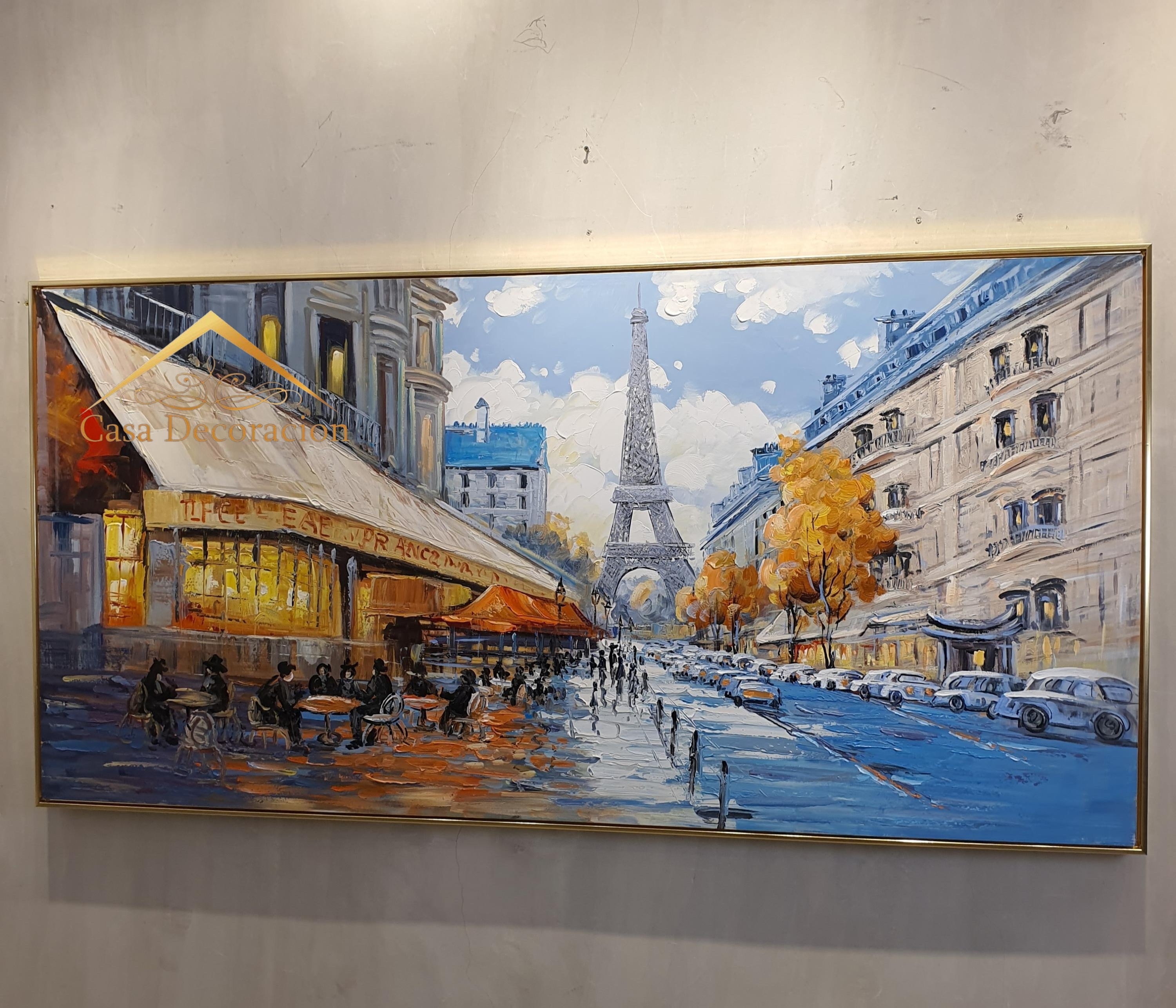 Paris Street View Handmade Painting