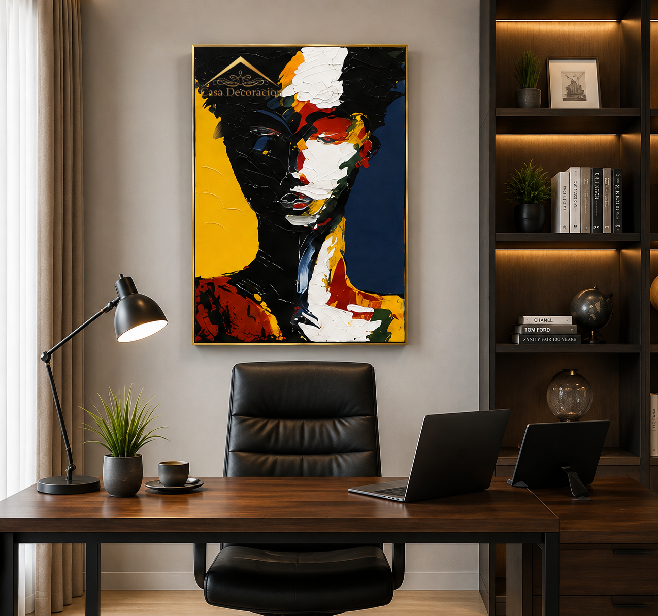 Quiet Expression Face Handmade Painting (Portrait)