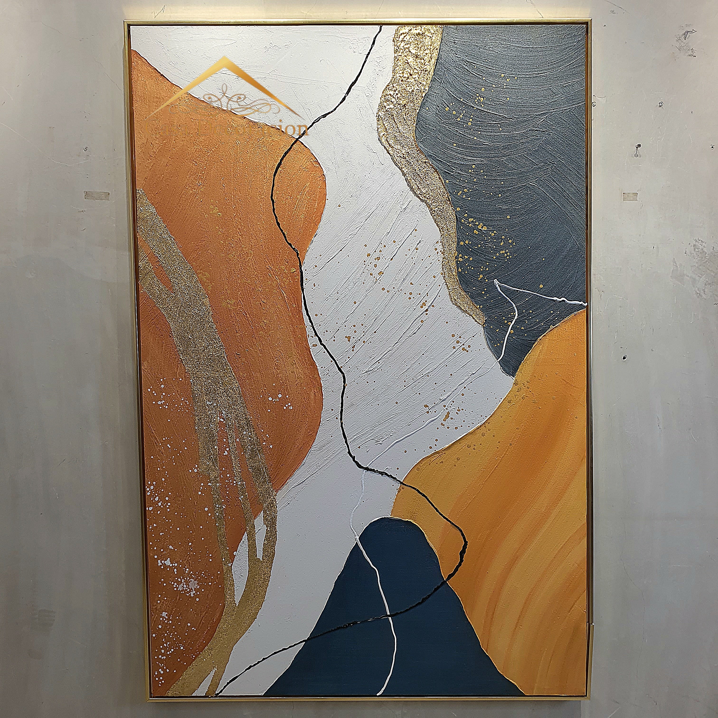 The Orange Patch Handmade Painting