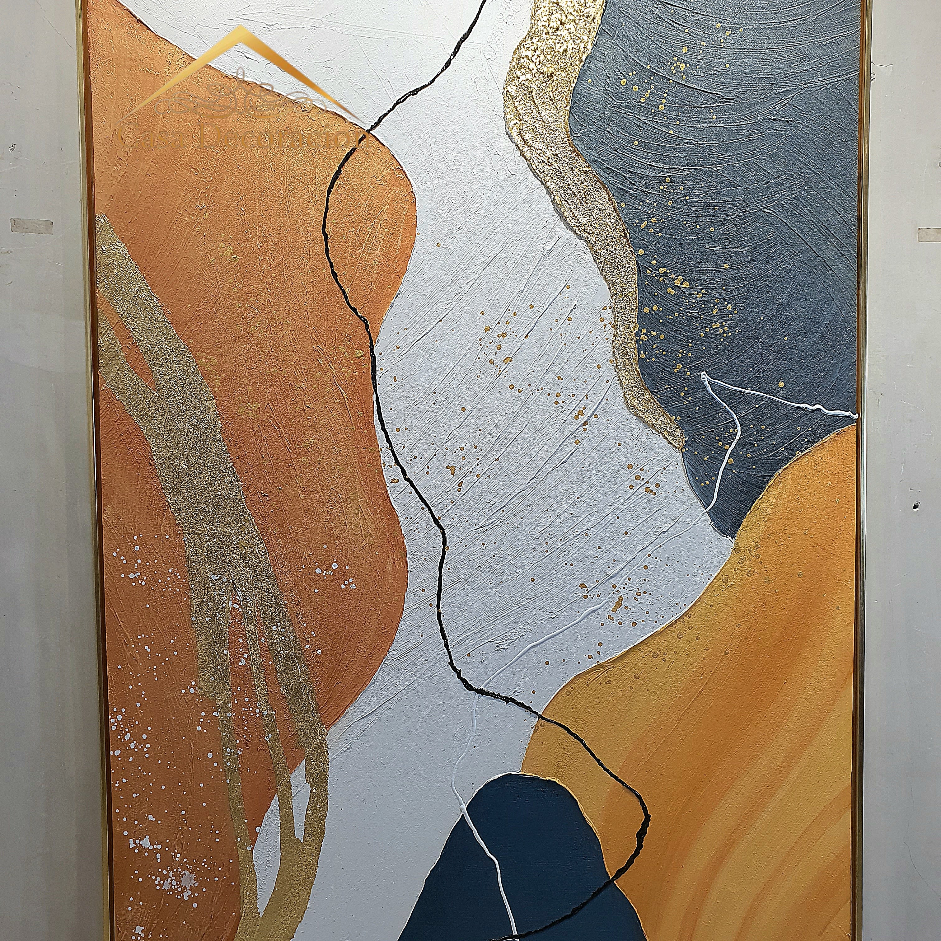 The Orange Patch Handmade Painting