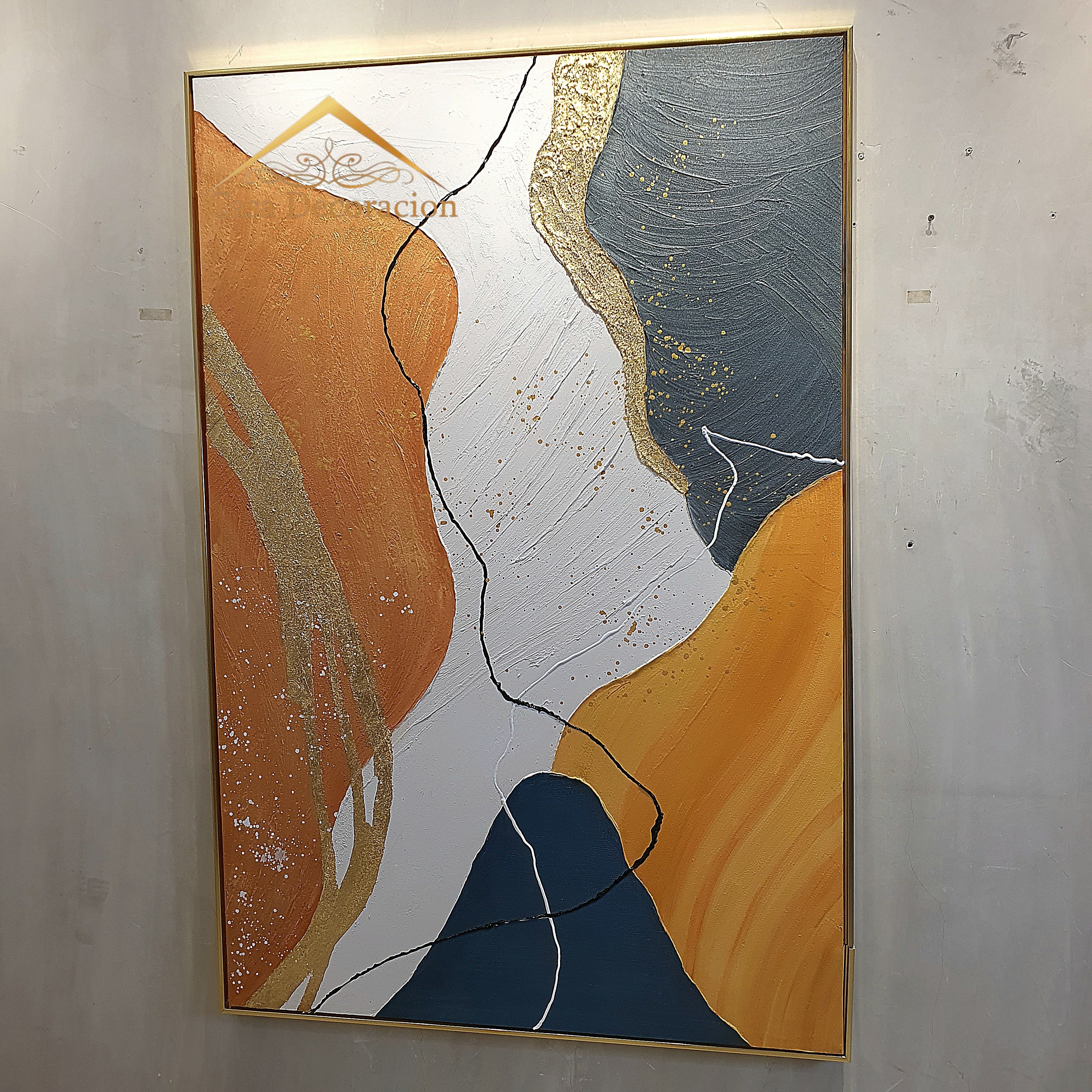 The Orange Patch Handmade Painting