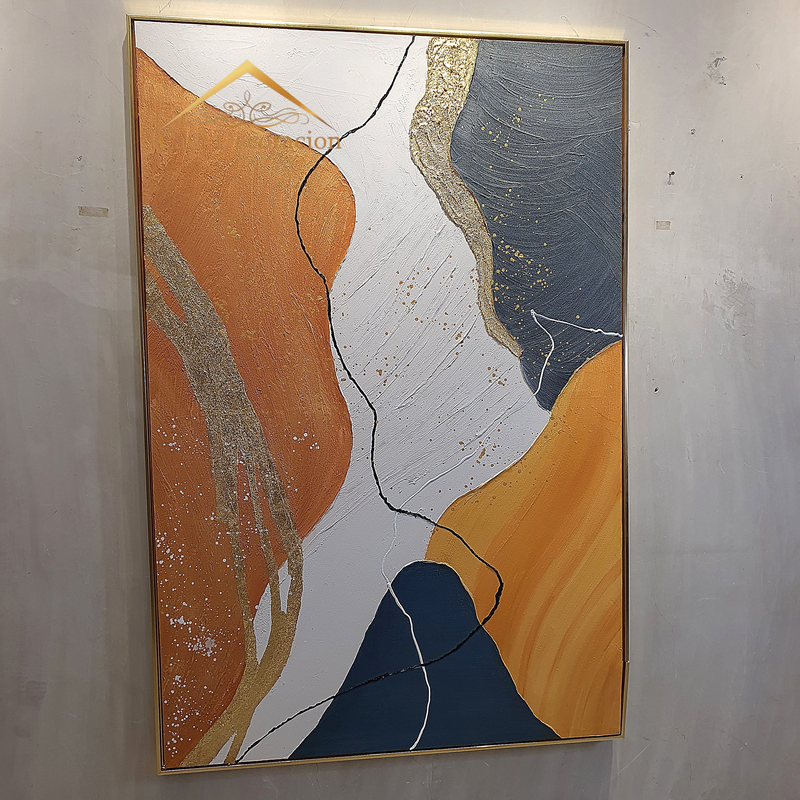 The Orange Patch Handmade Painting