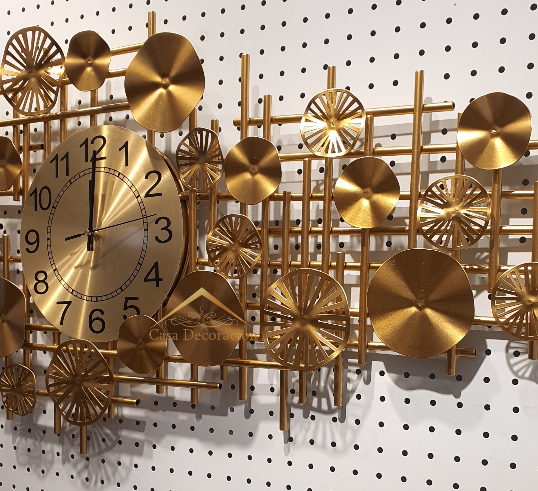 Luxury Gold Metal Wall Clock