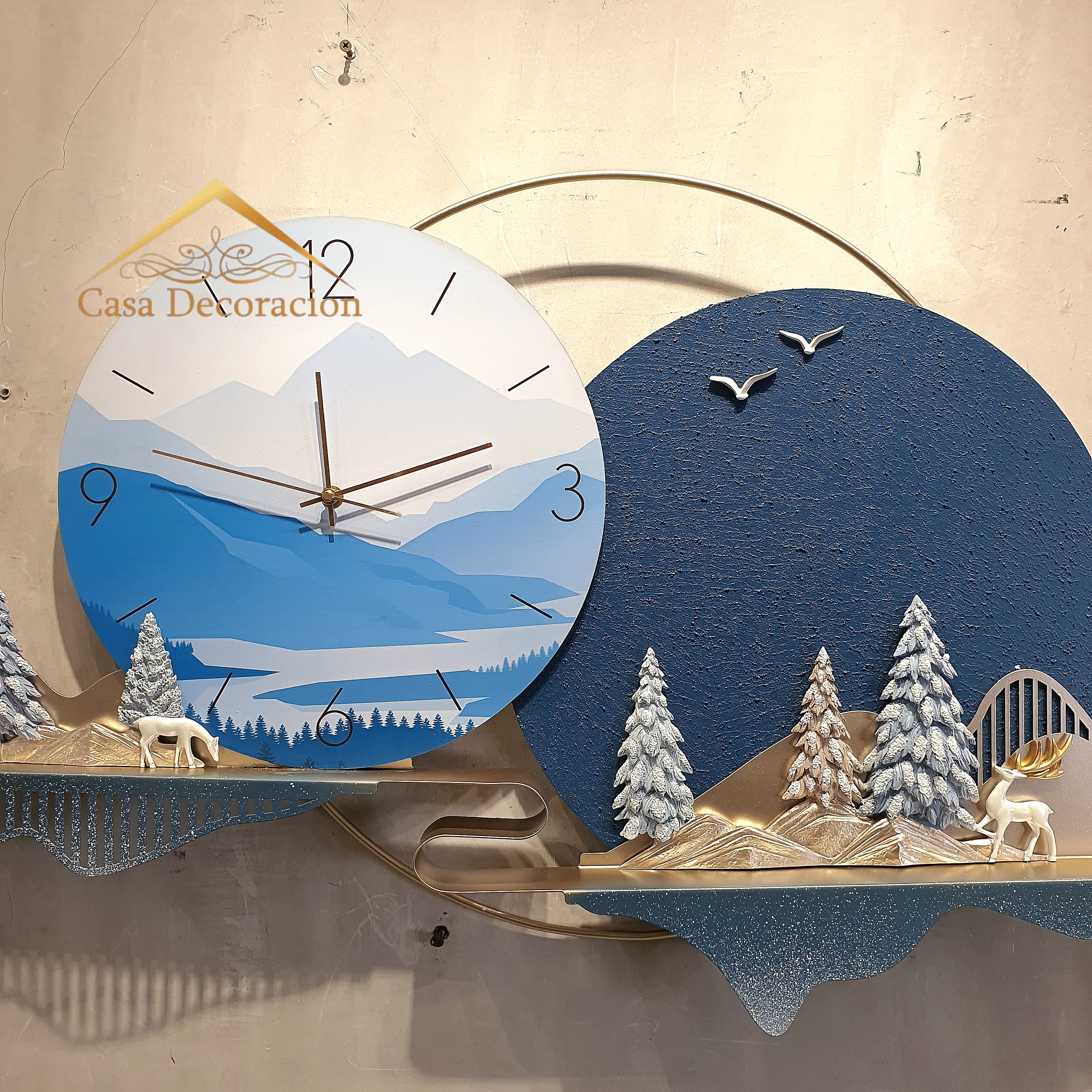 Mountain Landscapes Wall Clock