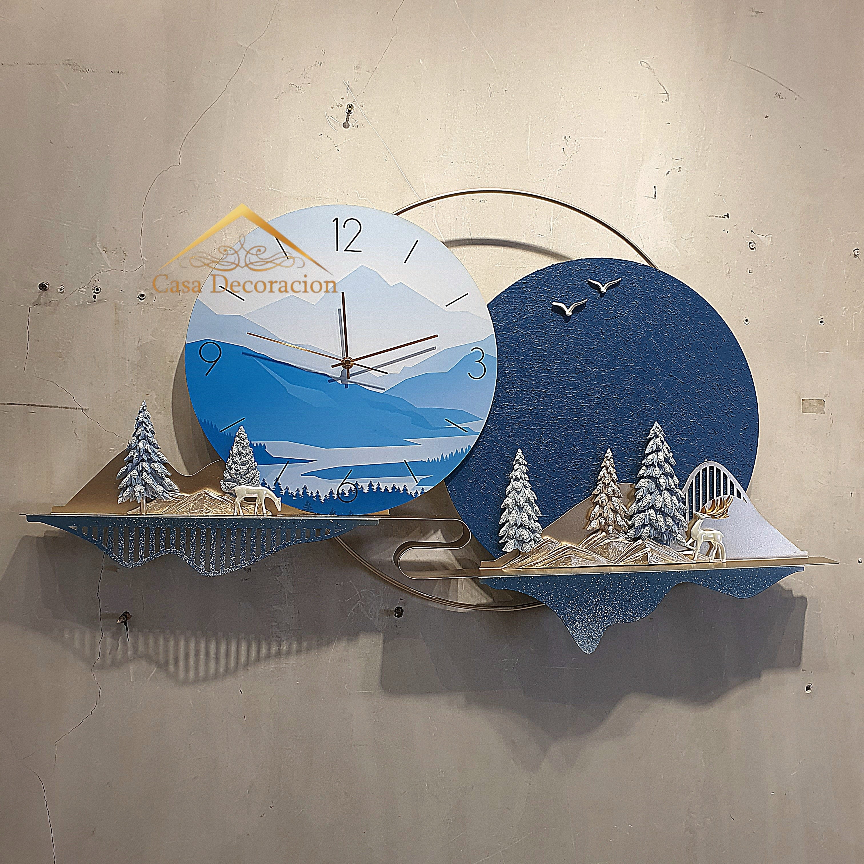 Mountain Landscapes Wall Clock