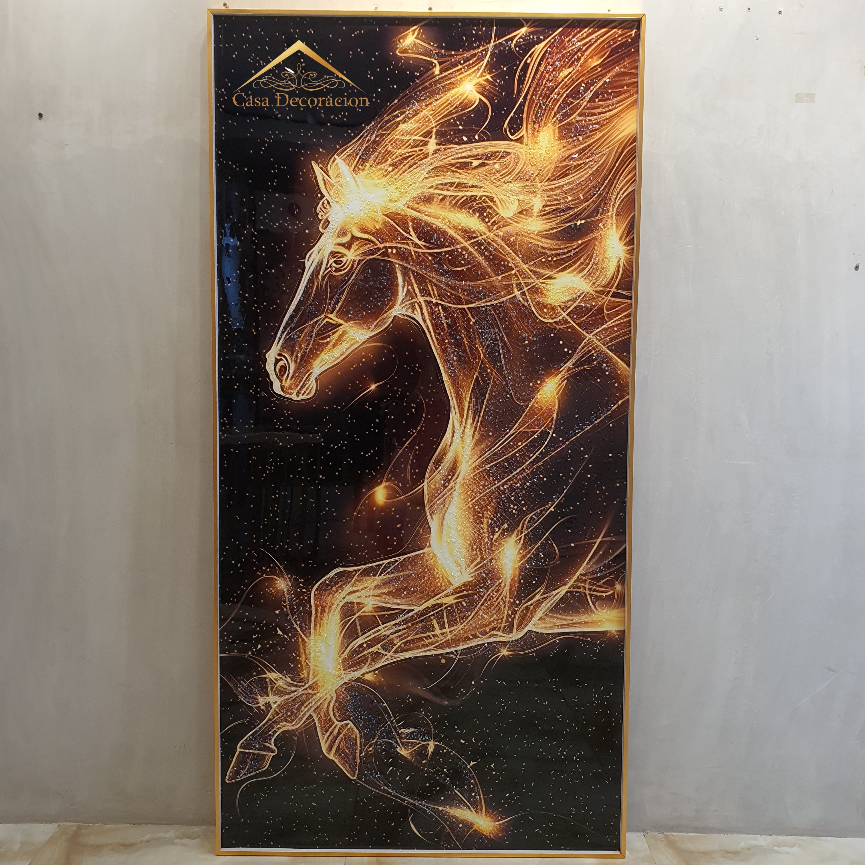 3d Horse Crystal Painting 01