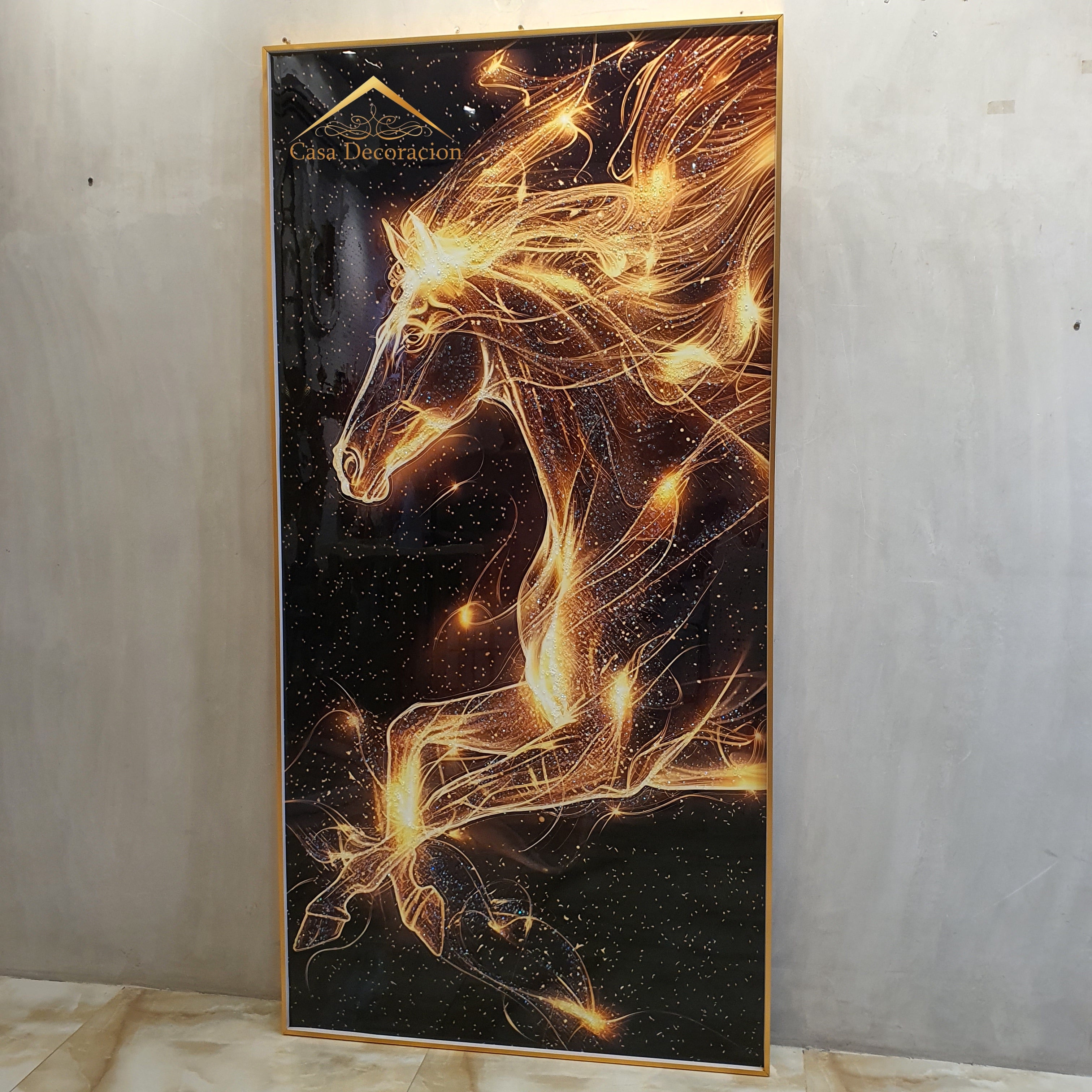 3d Horse Crystal Painting 01