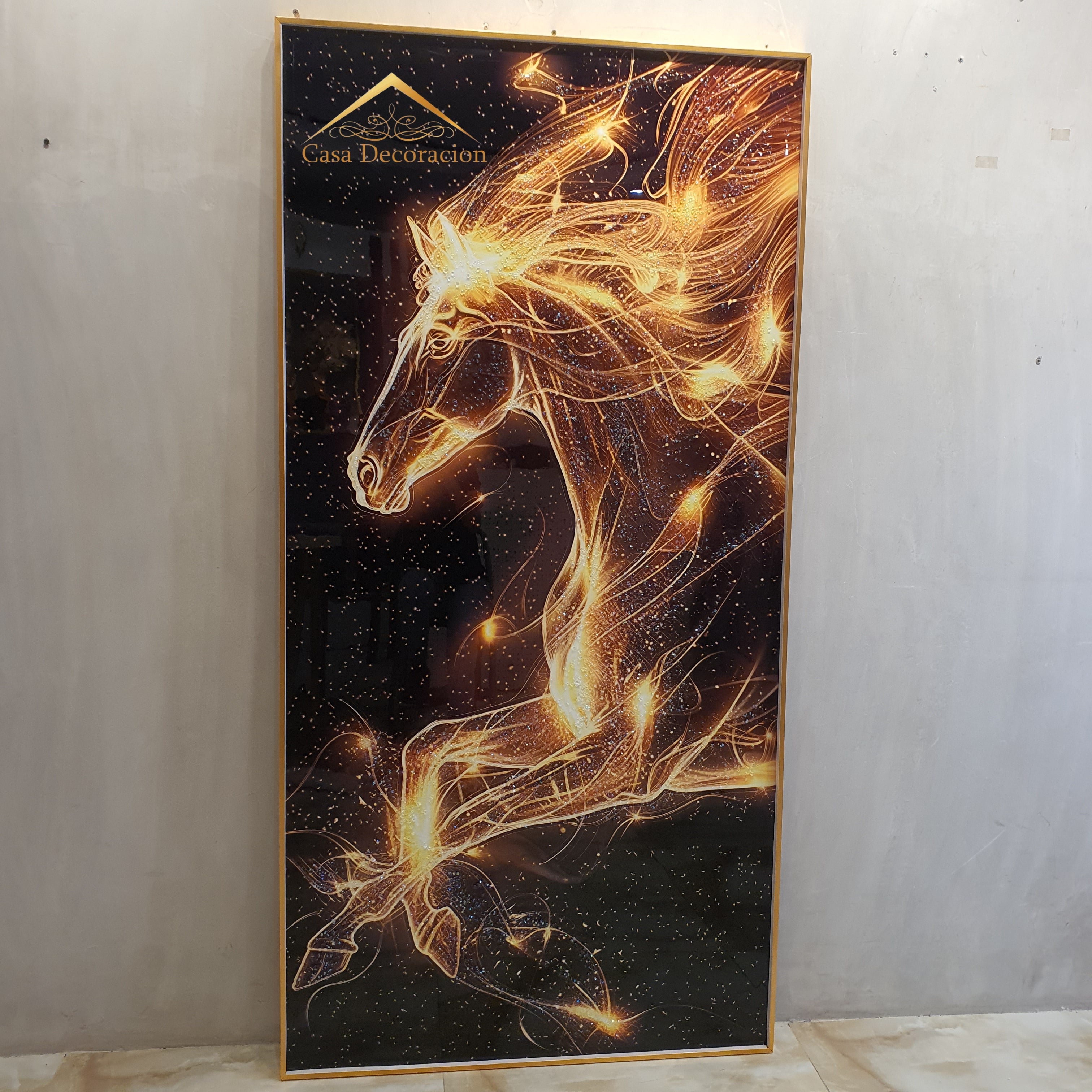 3d Horse Crystal Painting 01