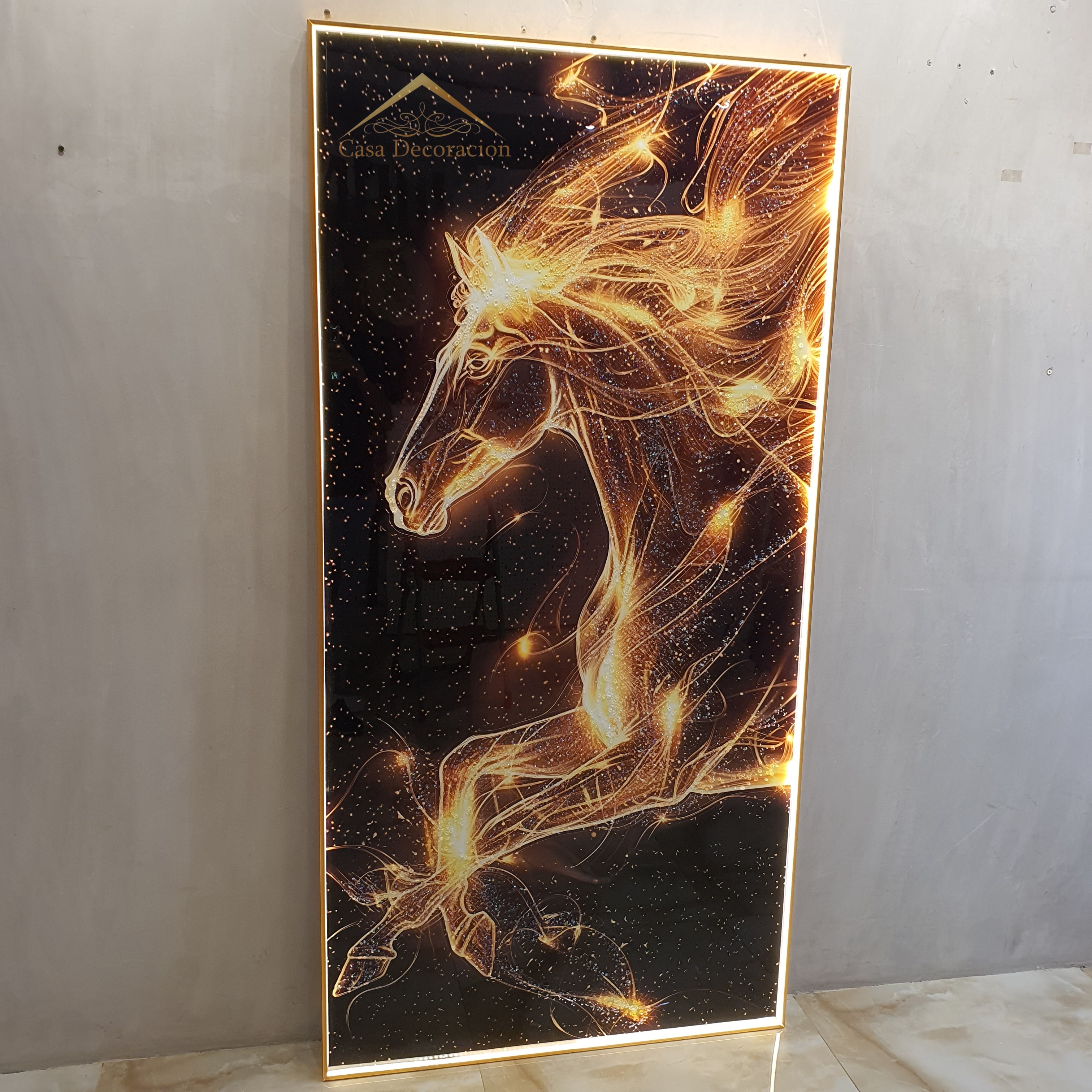 3d Horse Crystal Painting 01