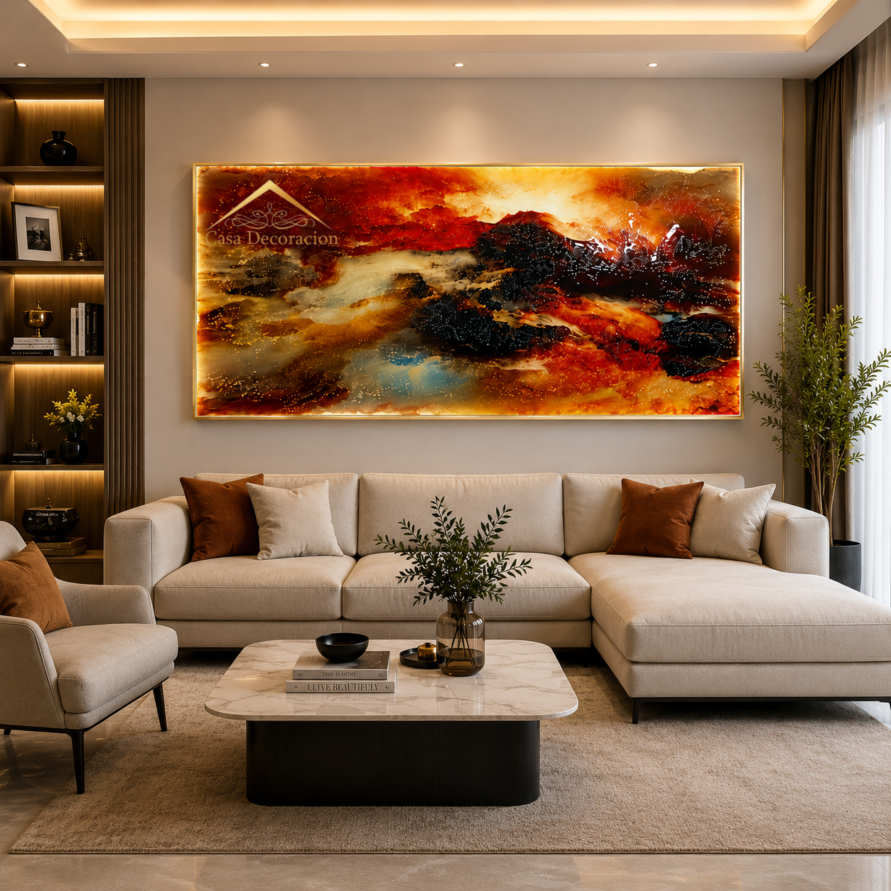 Autumn Abstract Wall Art