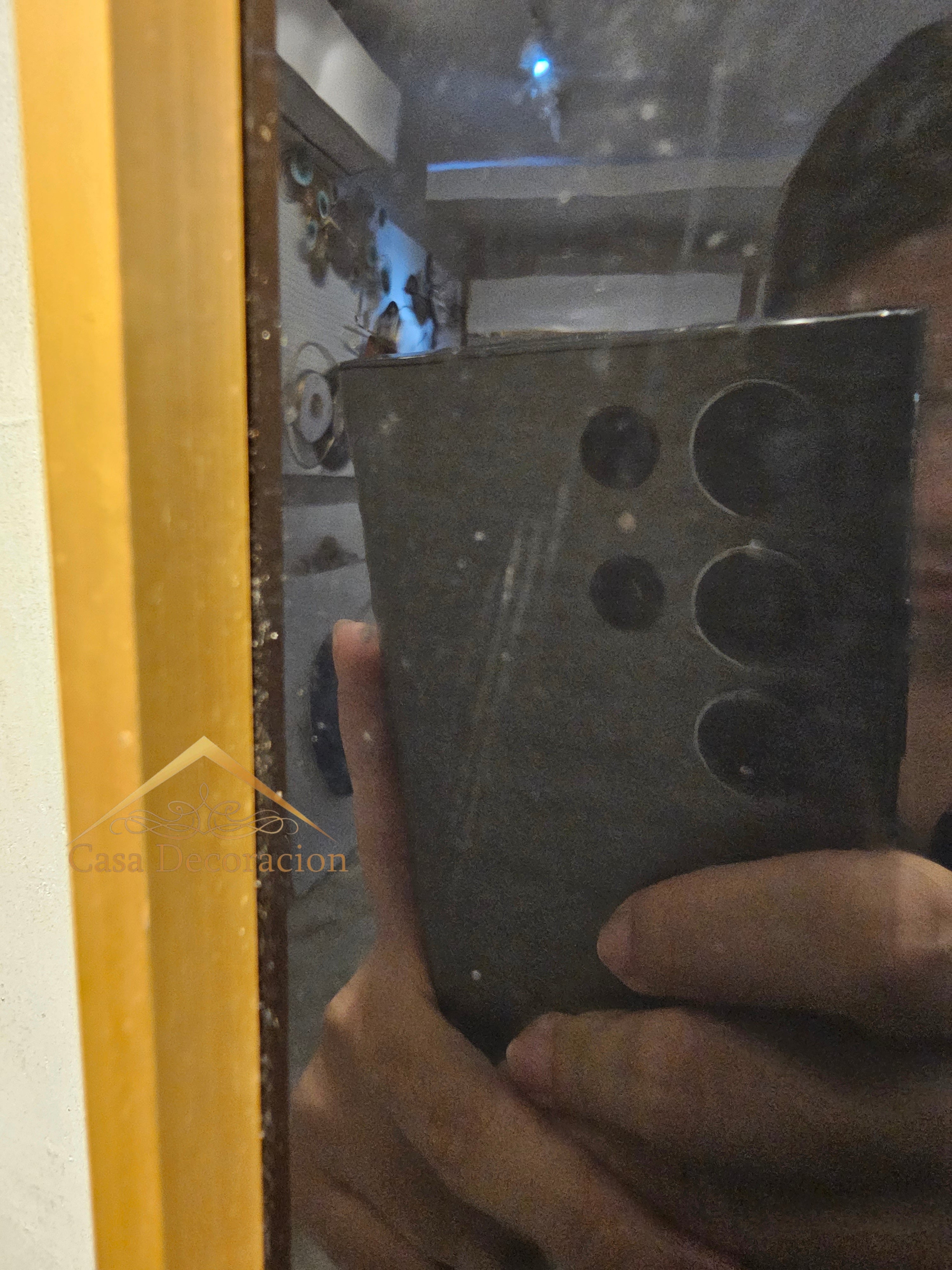 Blue & Red Fishes Crystal Porcelain Painting (140x70cm)