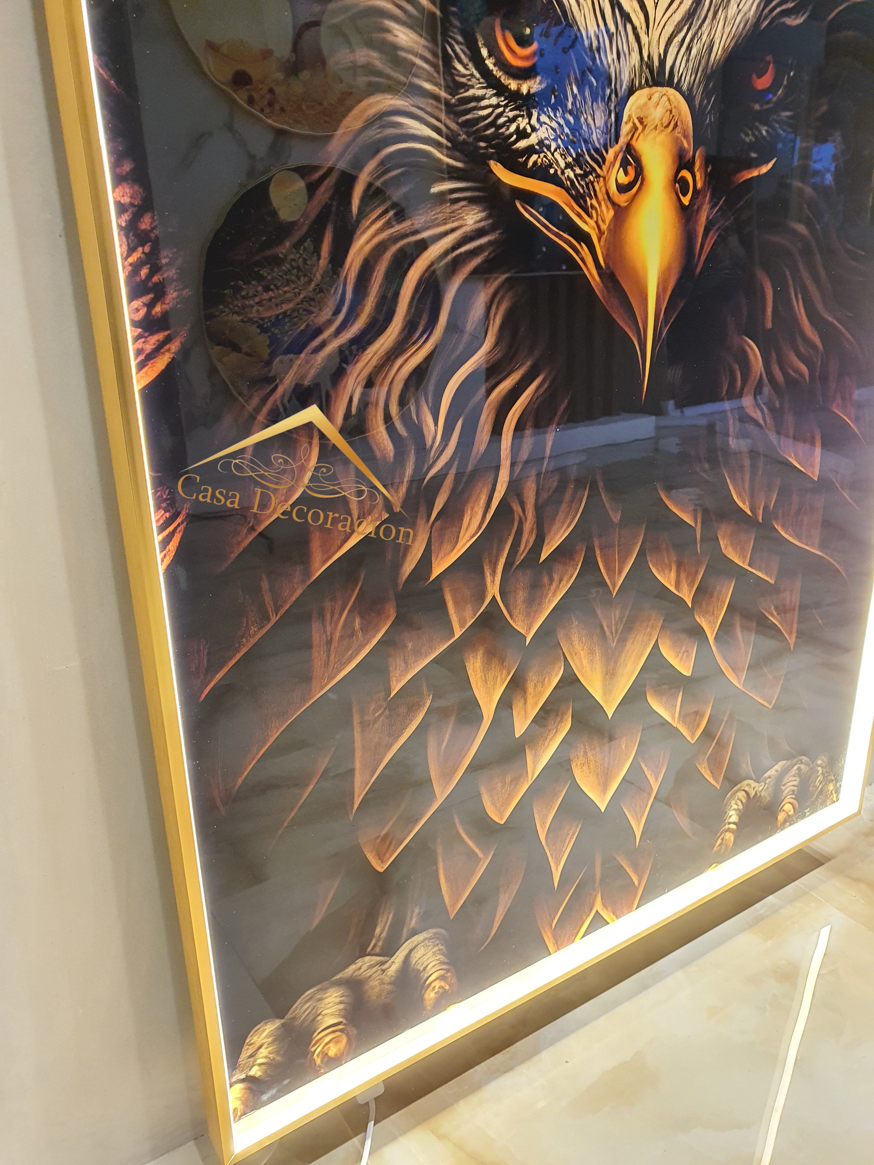 Eagle Portrait Portrait W/ LED (120x80cm)