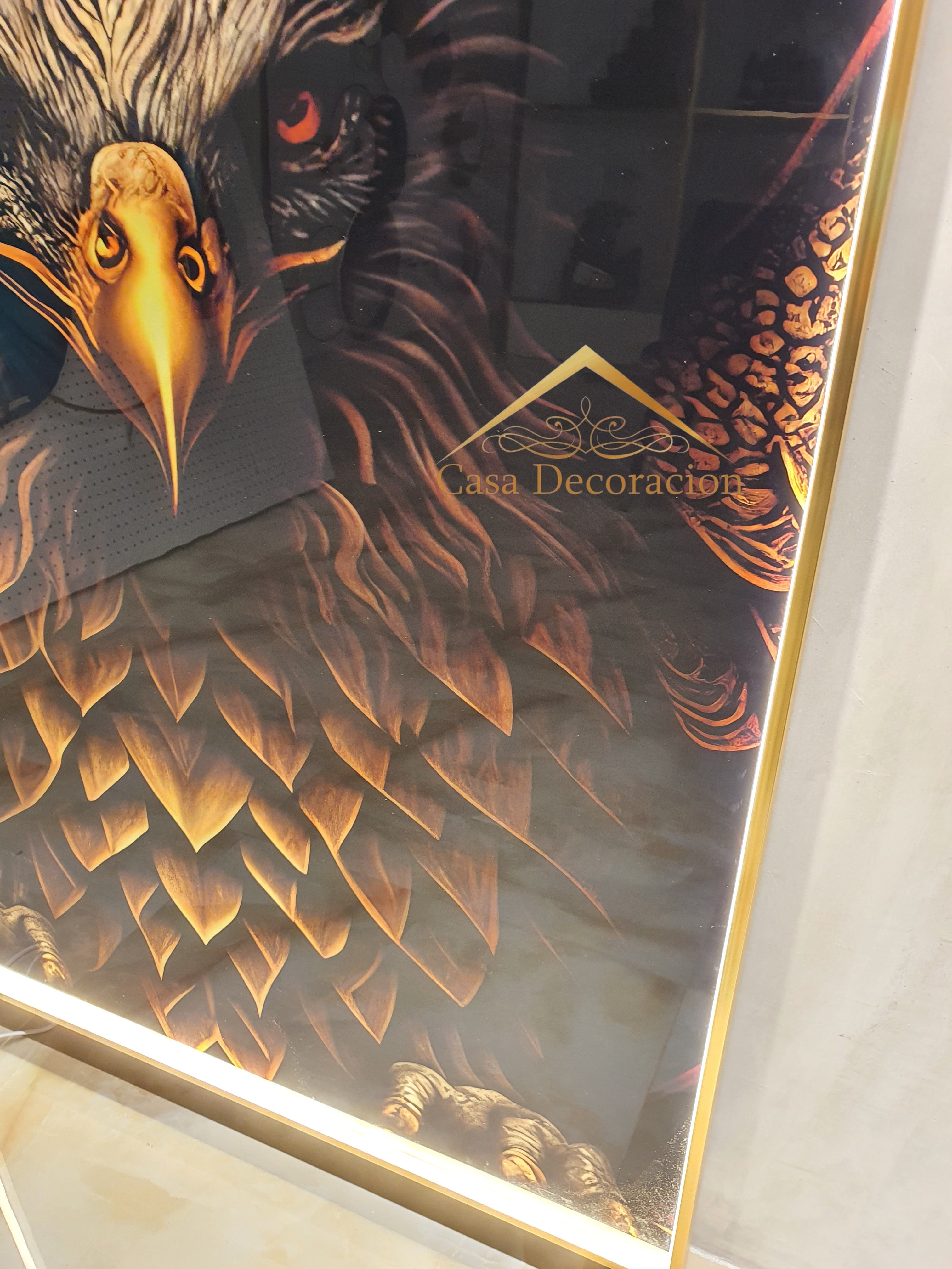 Eagle Portrait Portrait W/ LED (120x80cm)