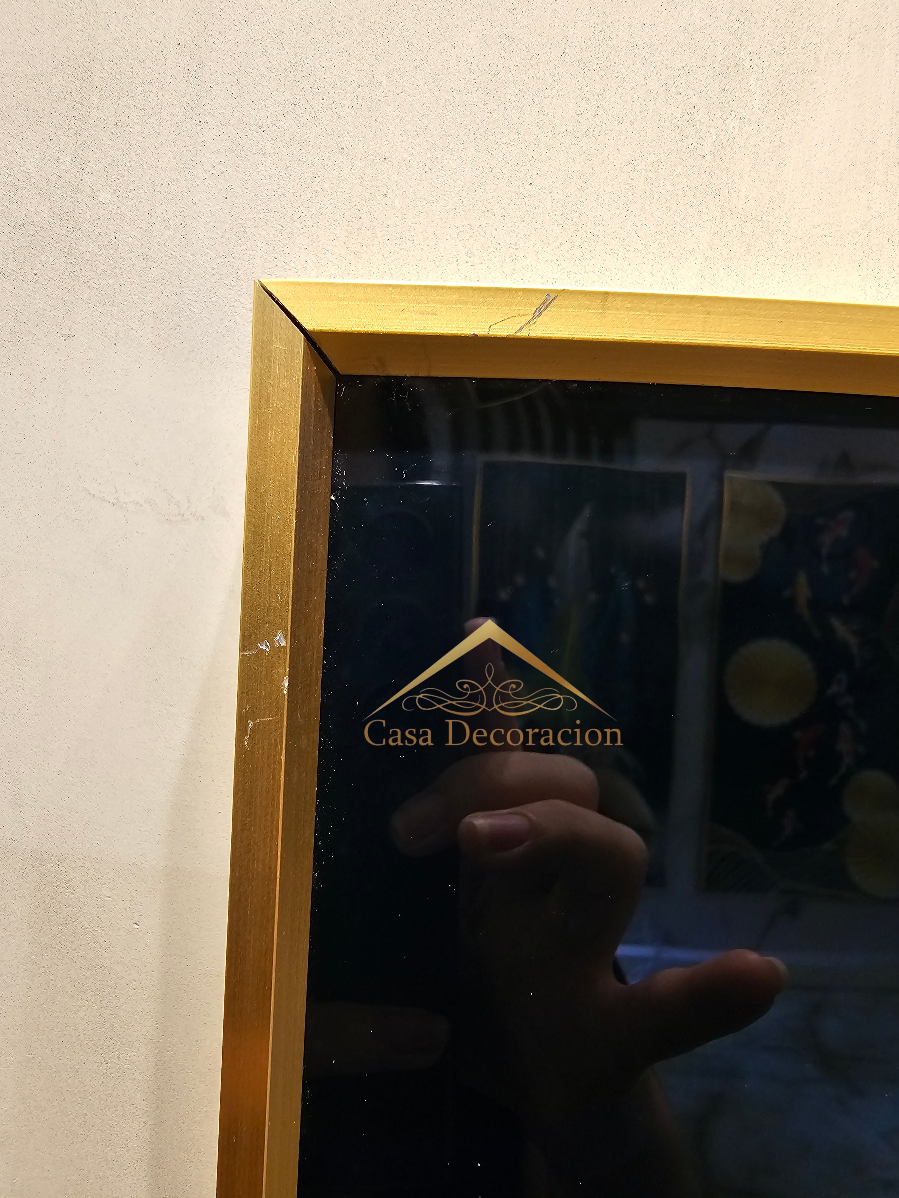 Gold and White Butterfly Vertical Crystal Painting (140x70cm)