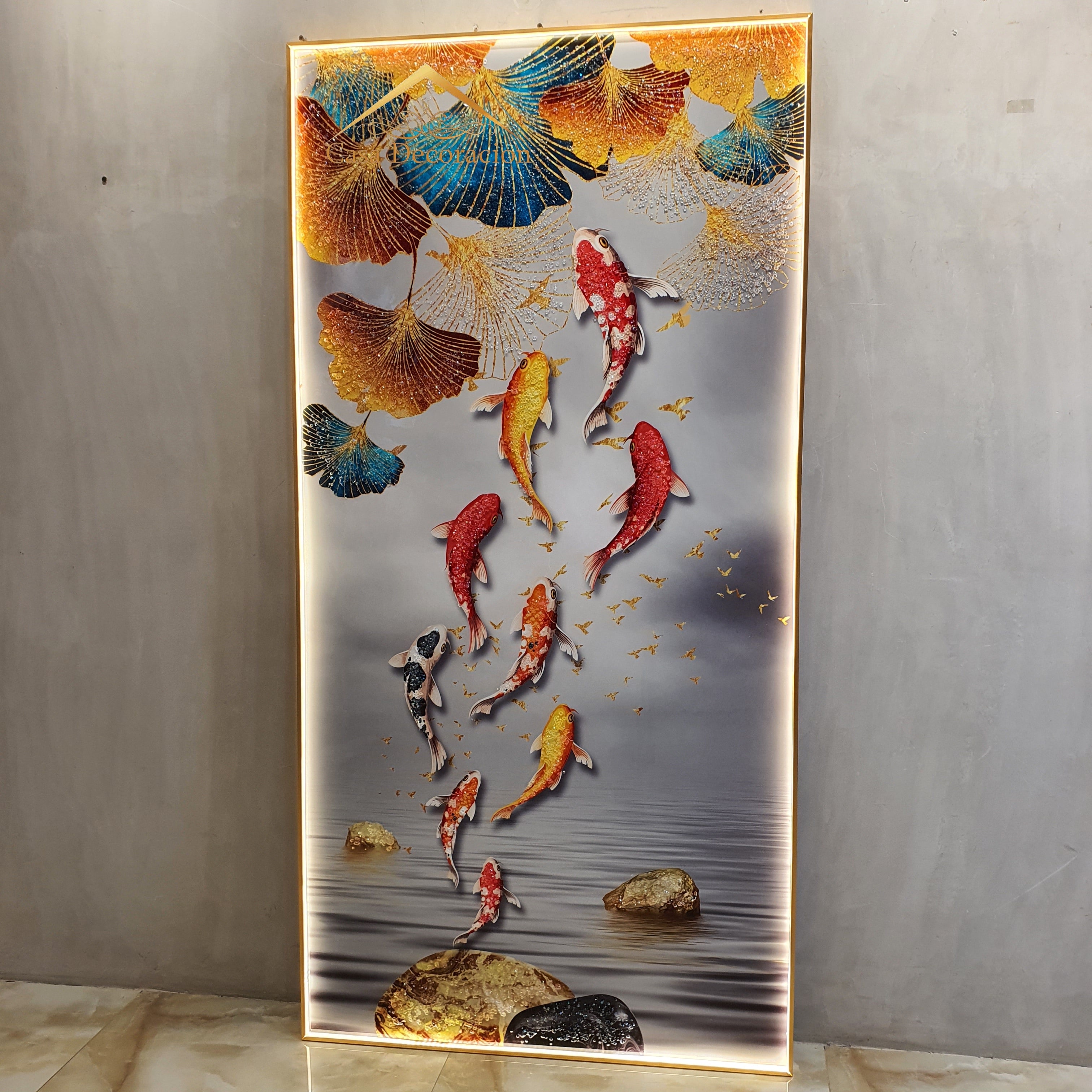 Lucky Koi fish with LED Light