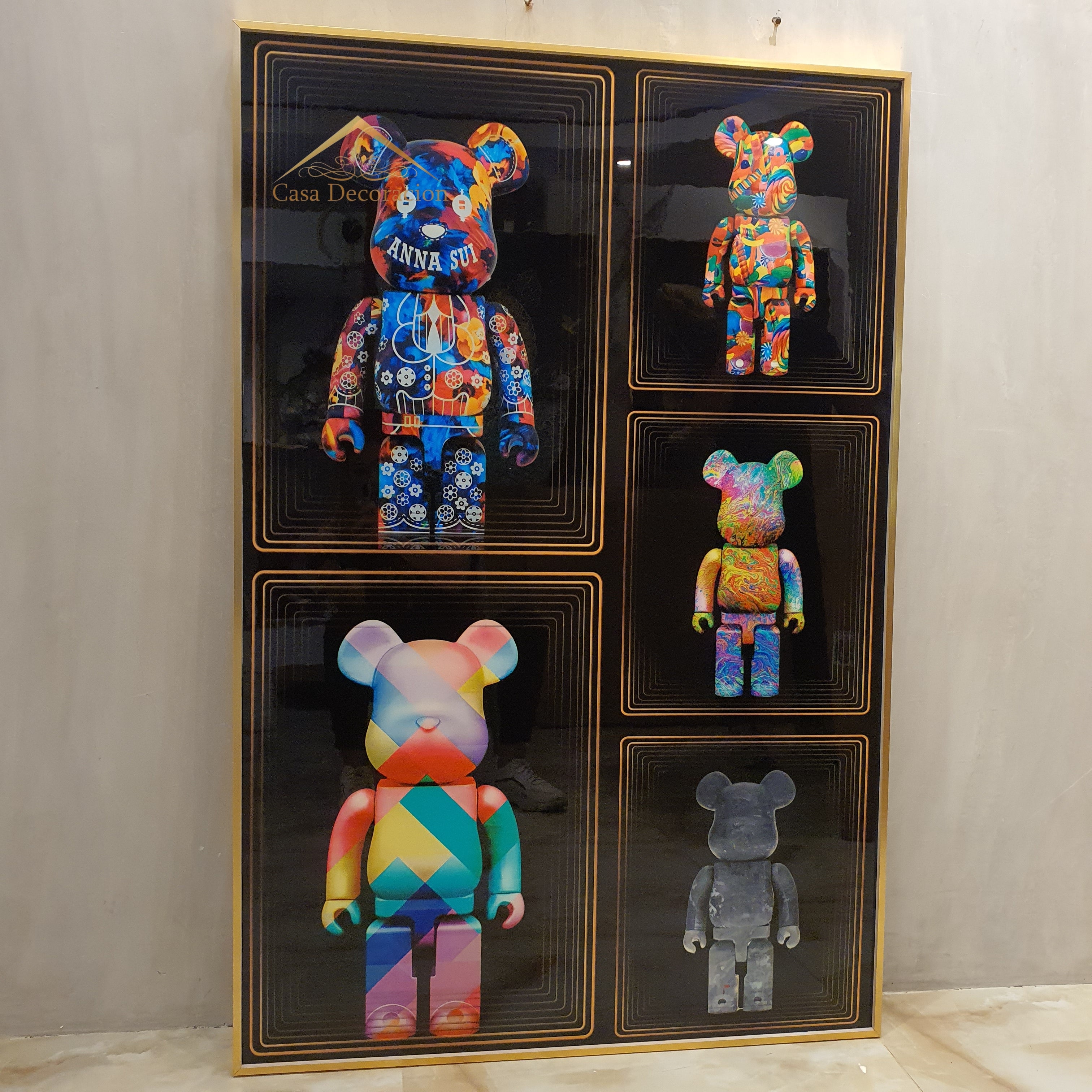 Multi-colored Bear Brick Kaws