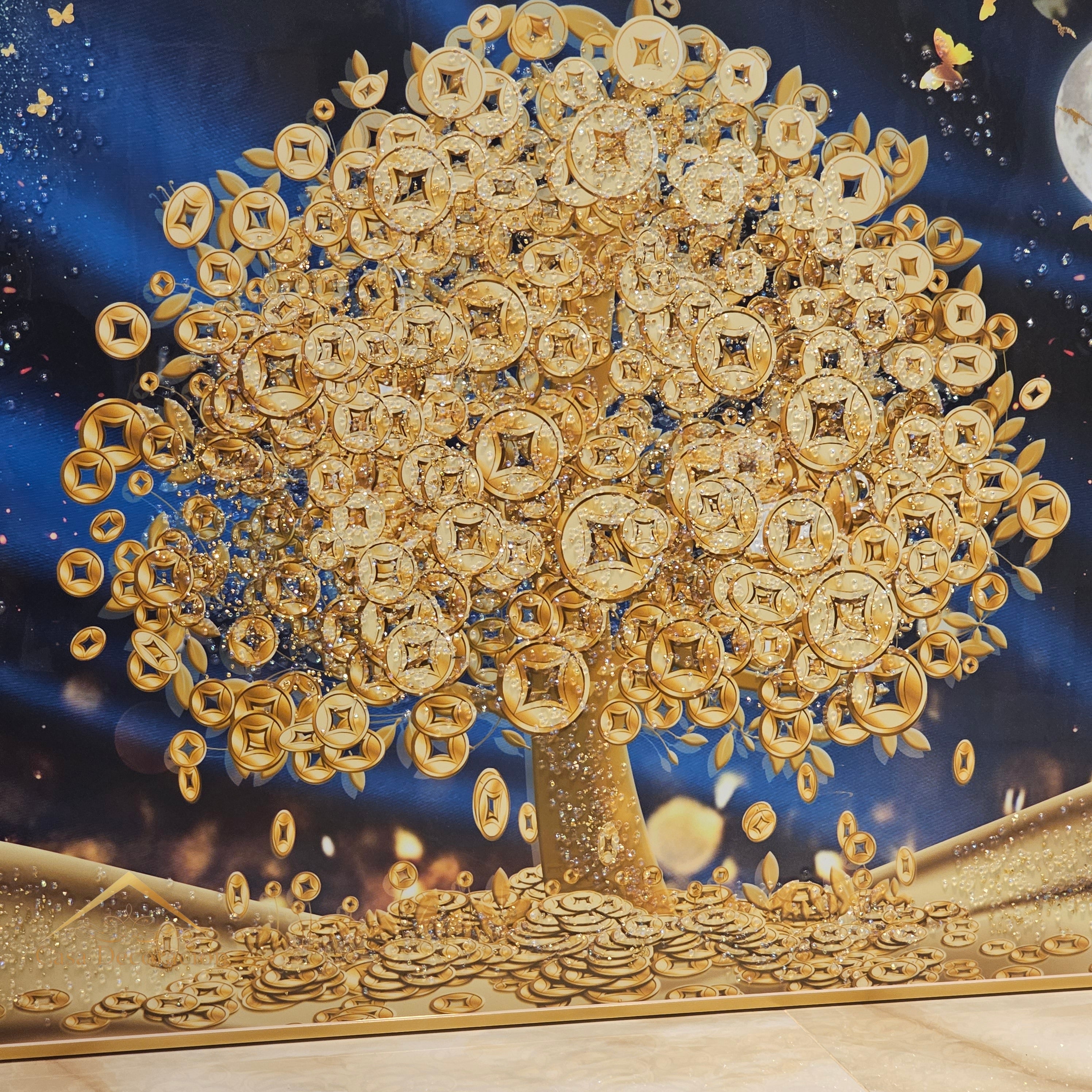 Money Tree W/ LED Light - (160x80cm)