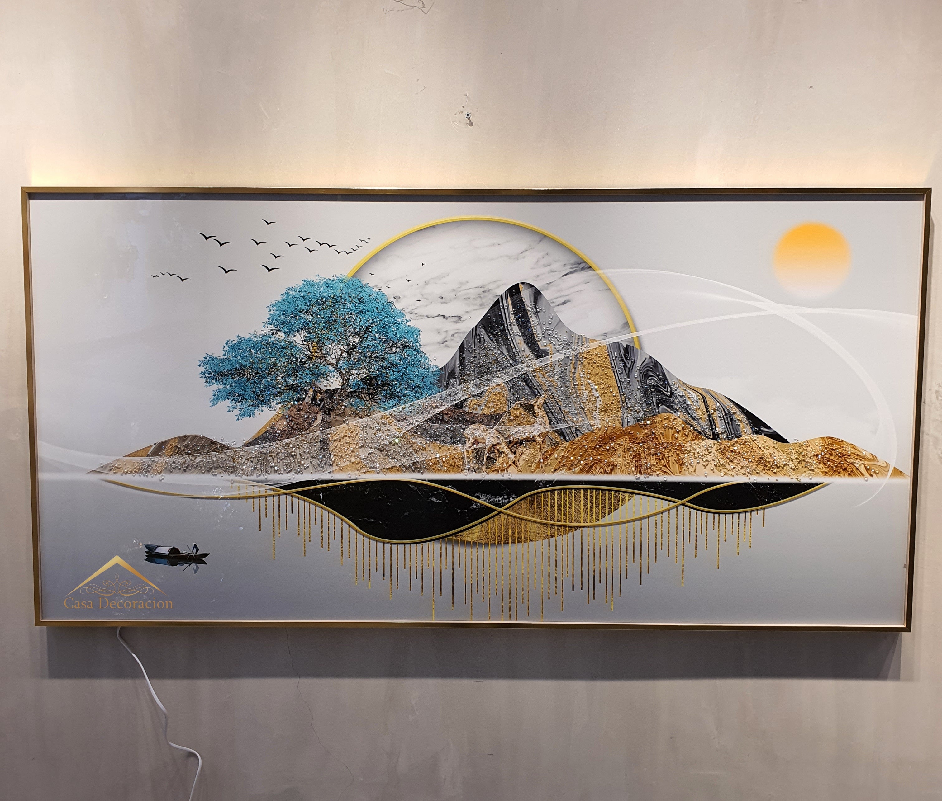 Nature Design Horizontal Crystal Porcelain W/ LED