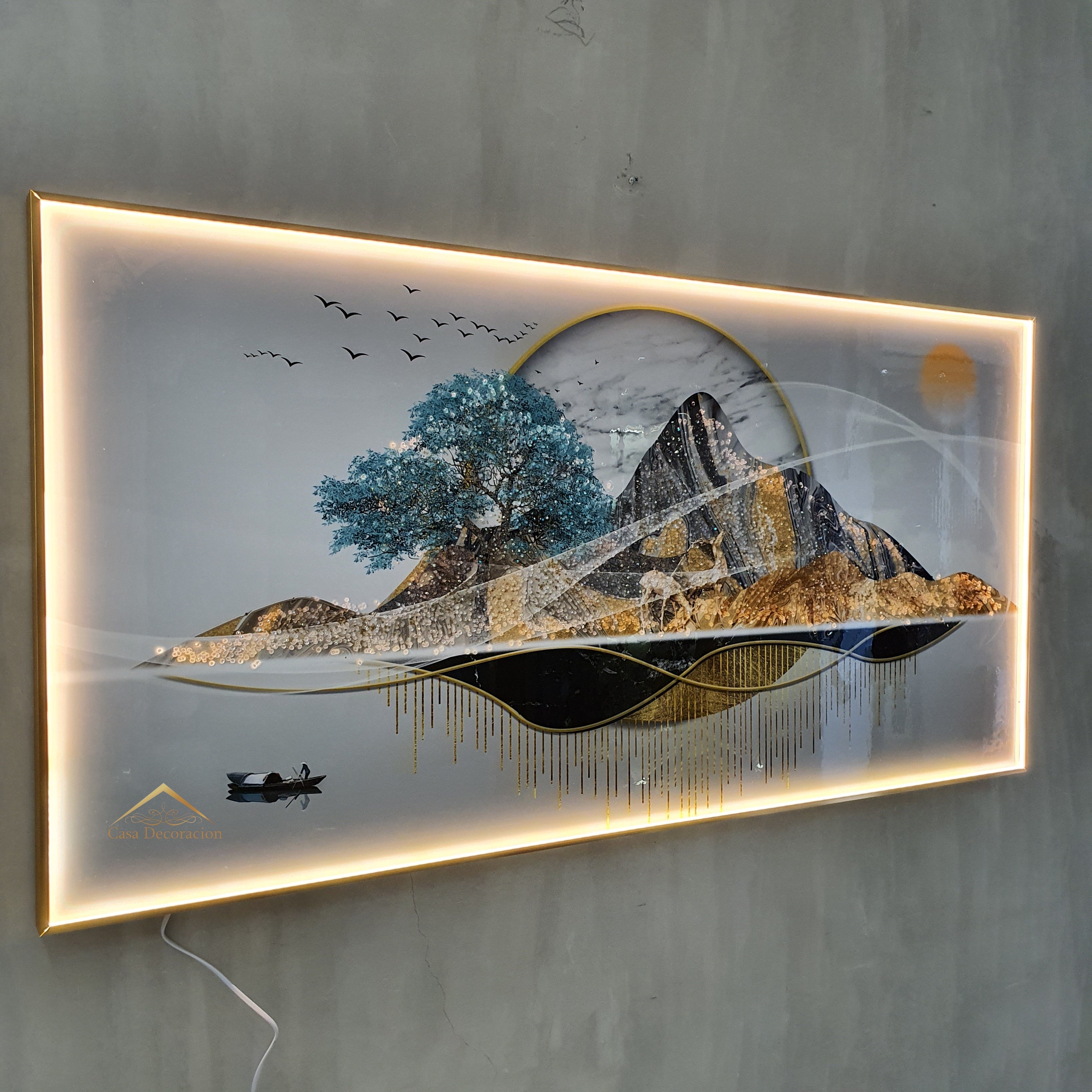 Nature Design Horizontal Crystal Porcelain W/ LED