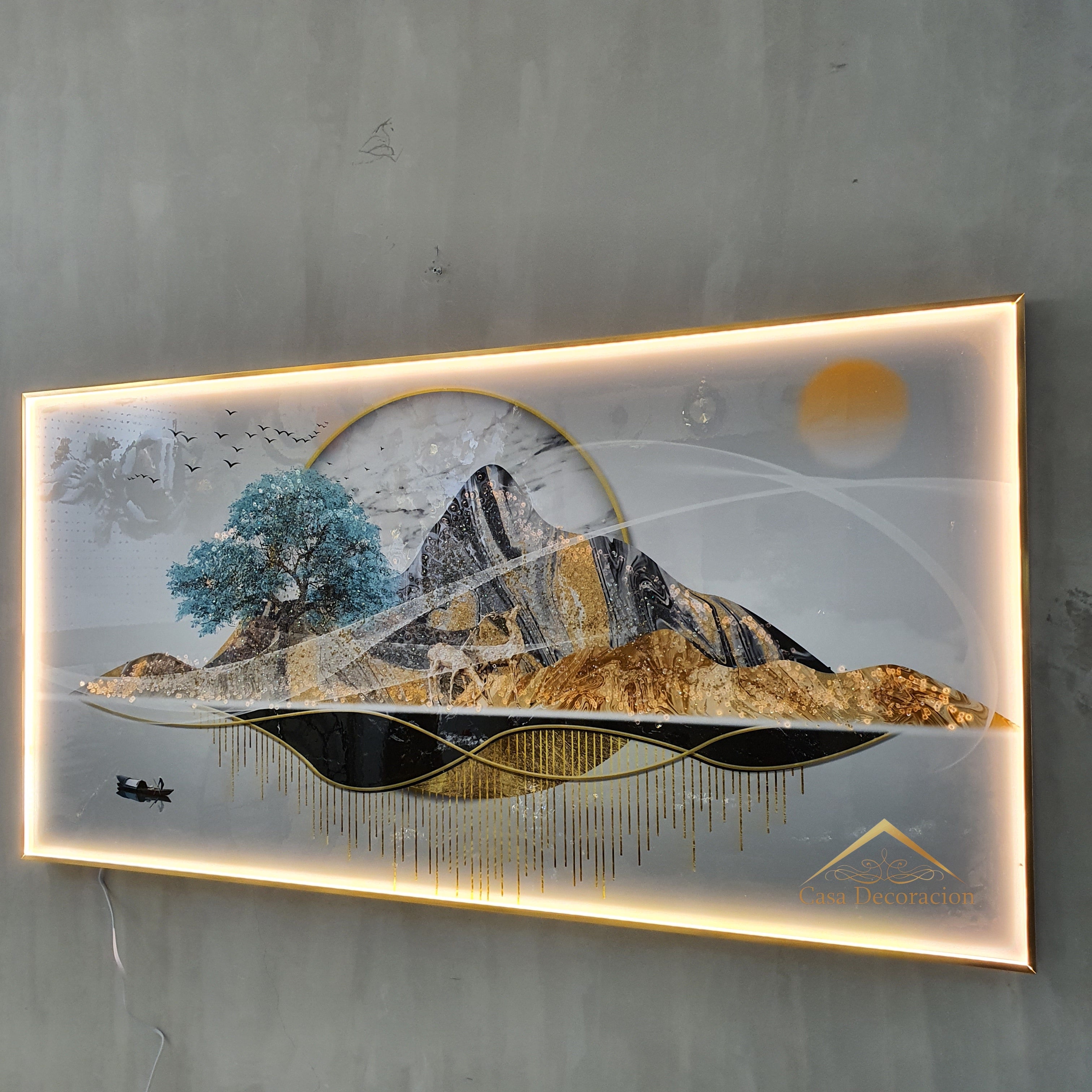 Nature Design Horizontal Crystal Porcelain W/ LED