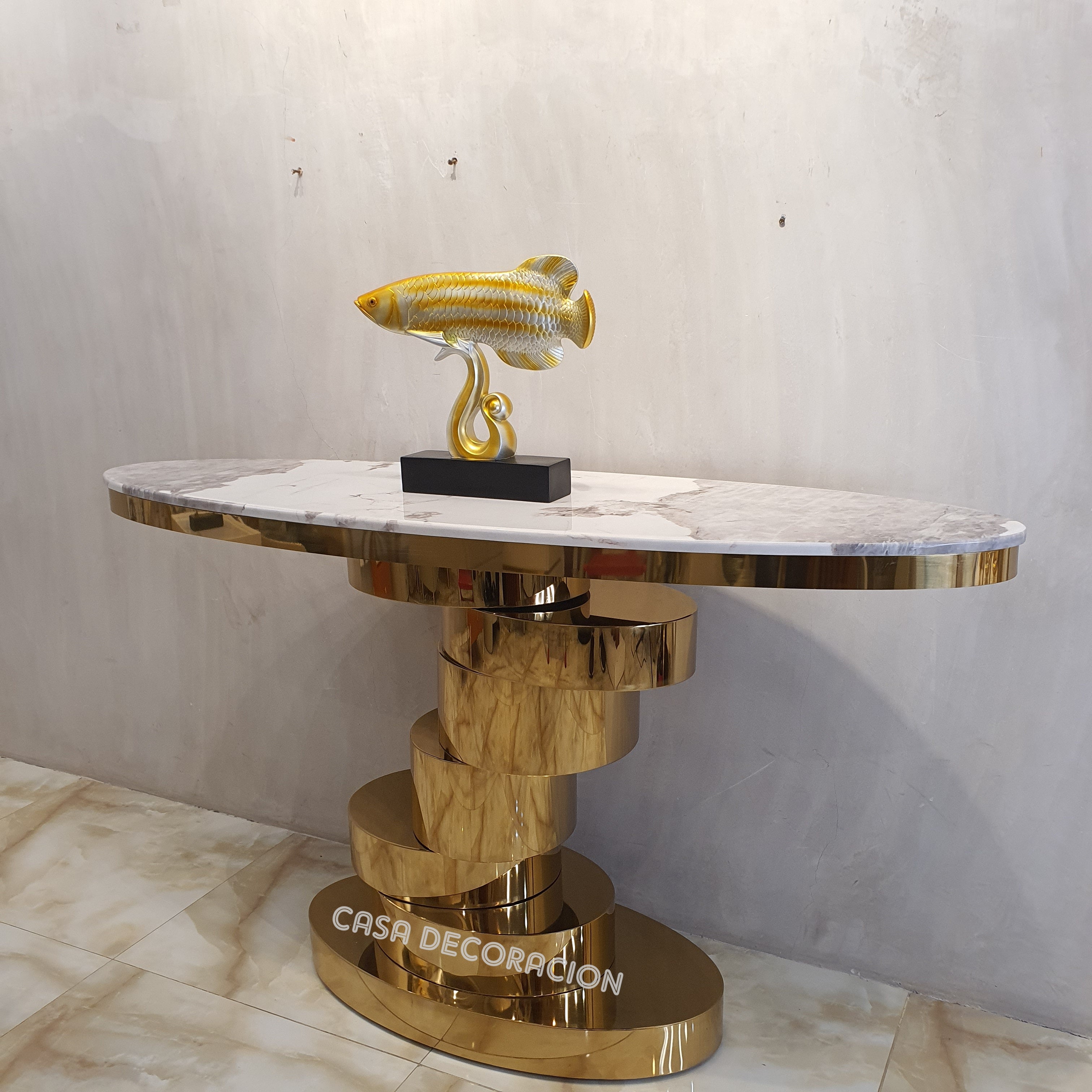 Console Table Metal Art Tabletop