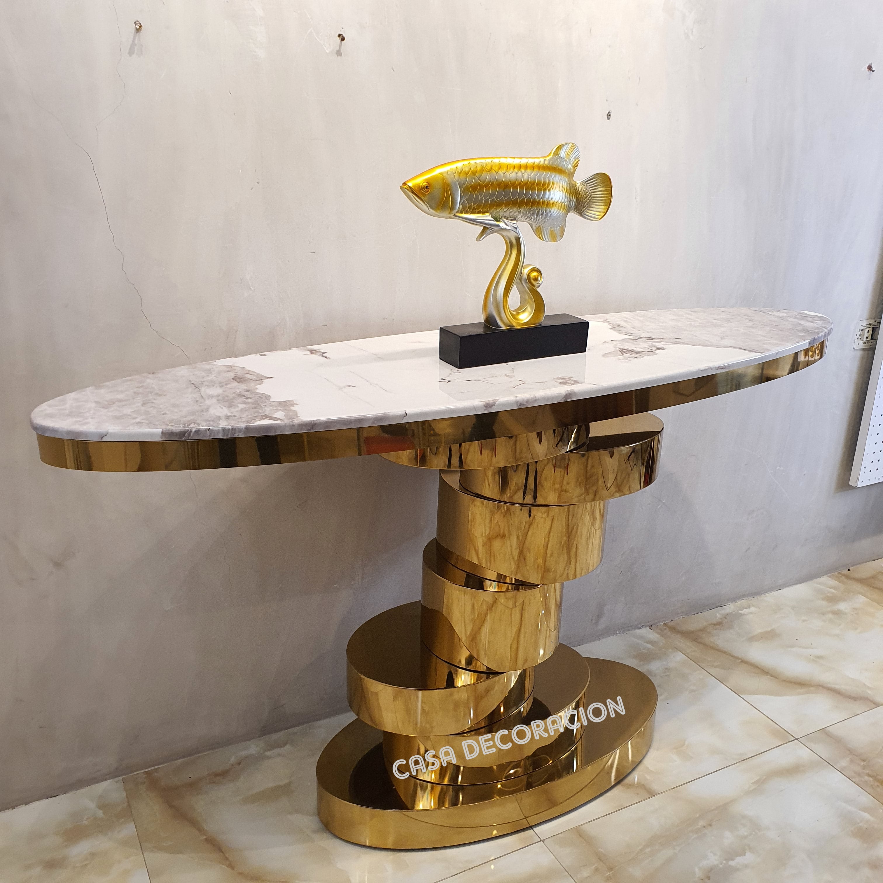 Console Table Metal Art Tabletop