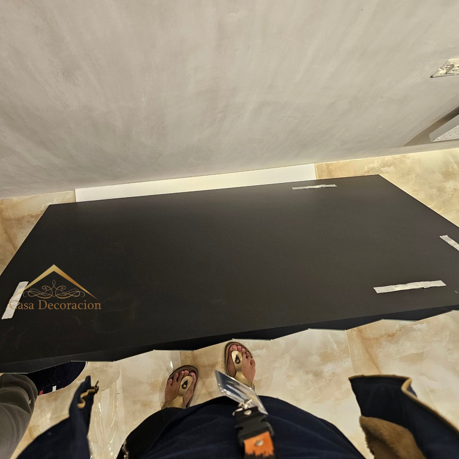 Luxury Two Toned Rectangular Mirror