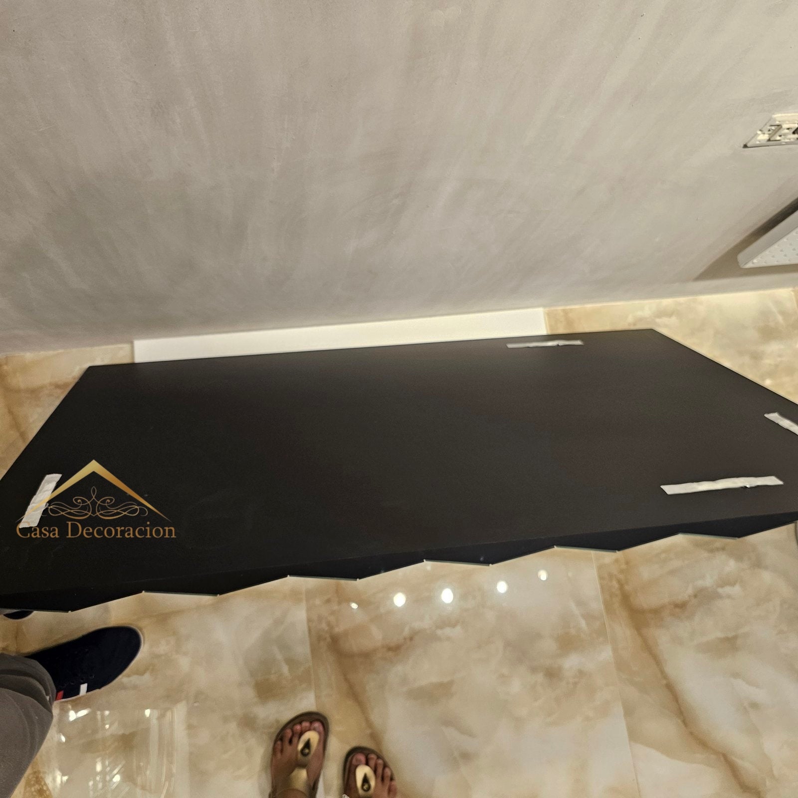 Luxury Two Toned Rectangular Mirror